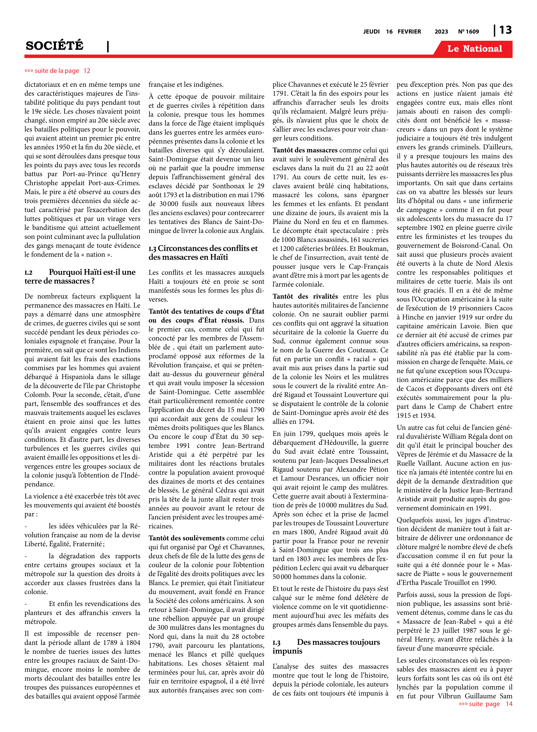 Page 13 de l'édition 1609