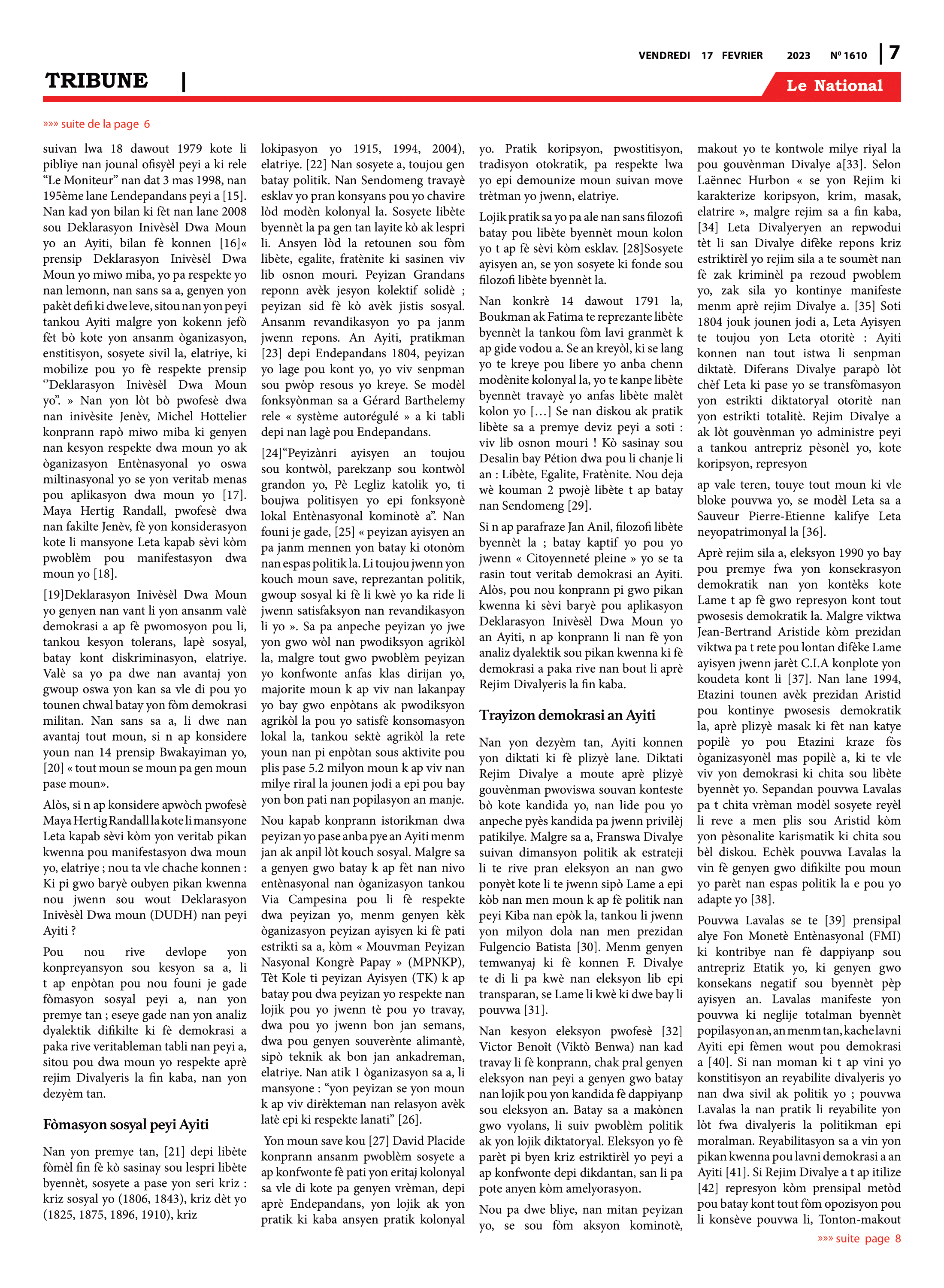 Page 7 de l'édition 1610