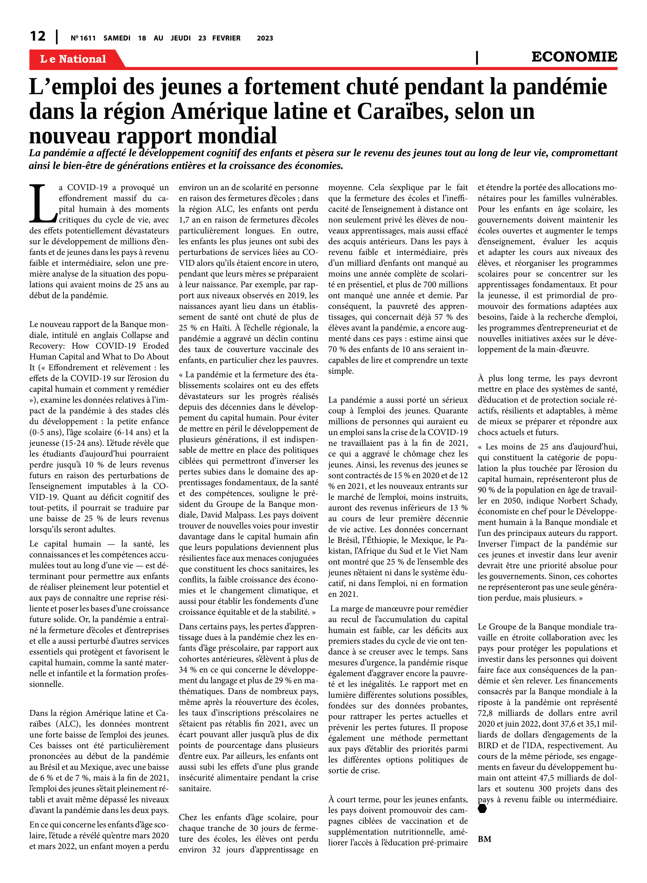 Page 12 de l'édition 1611