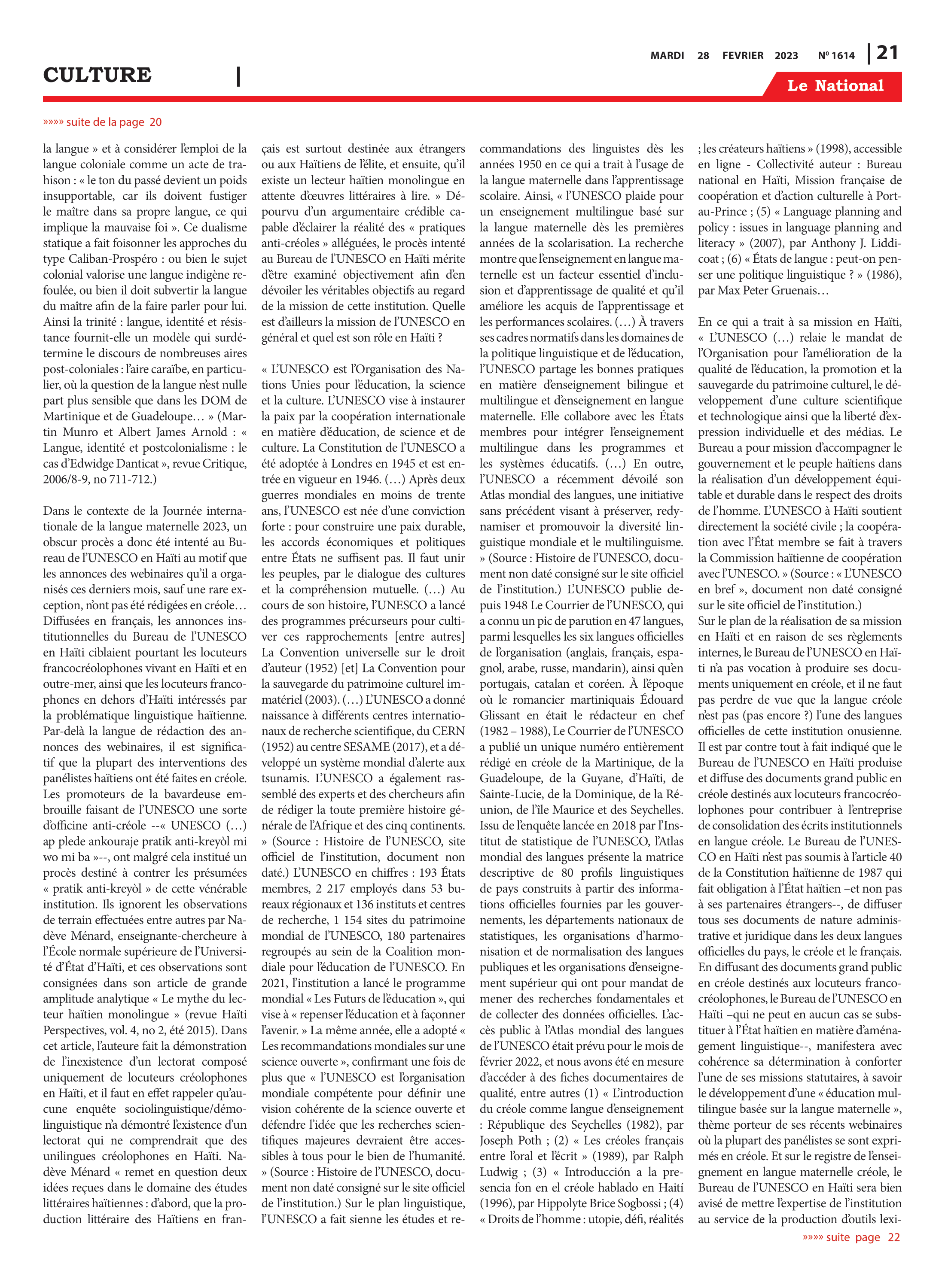Page 21 de l'édition 1614
