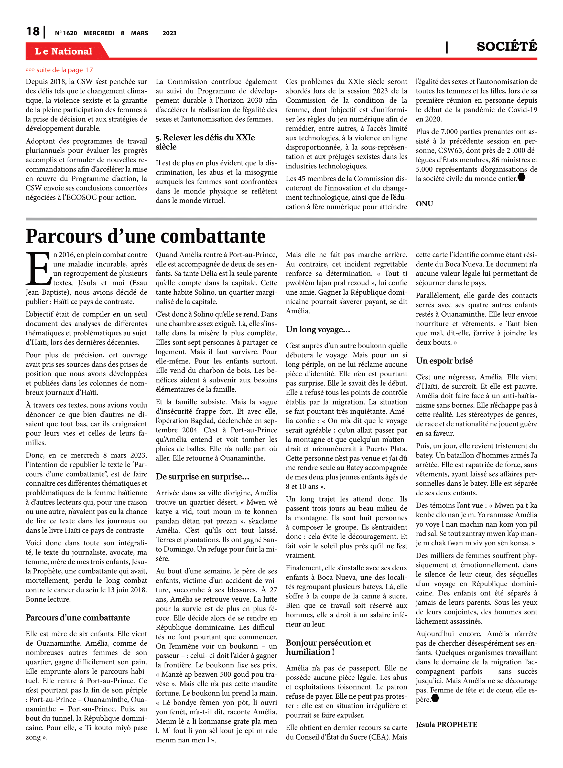 Page 18 de l'édition 1620