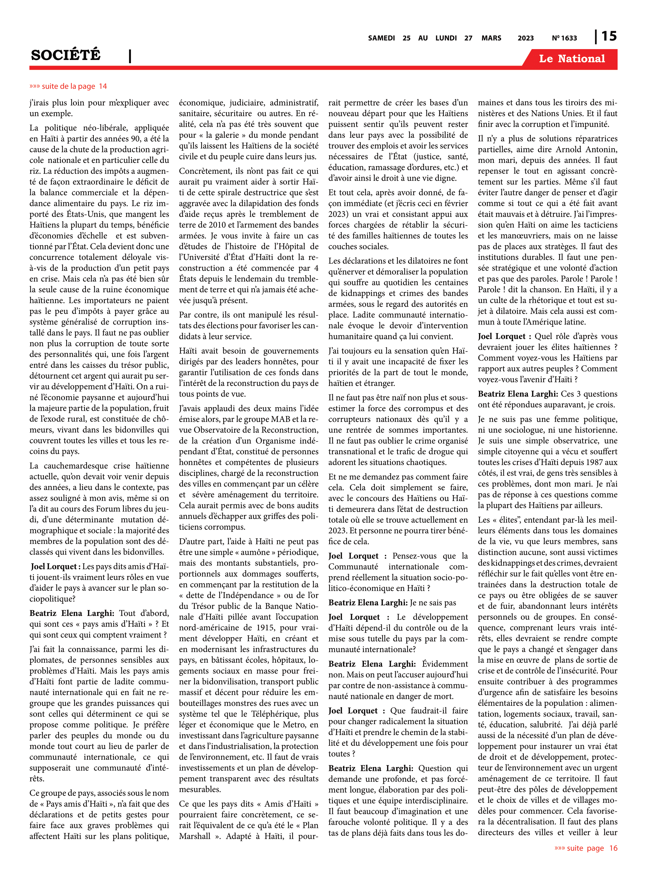 Page 15 de l'édition 1633