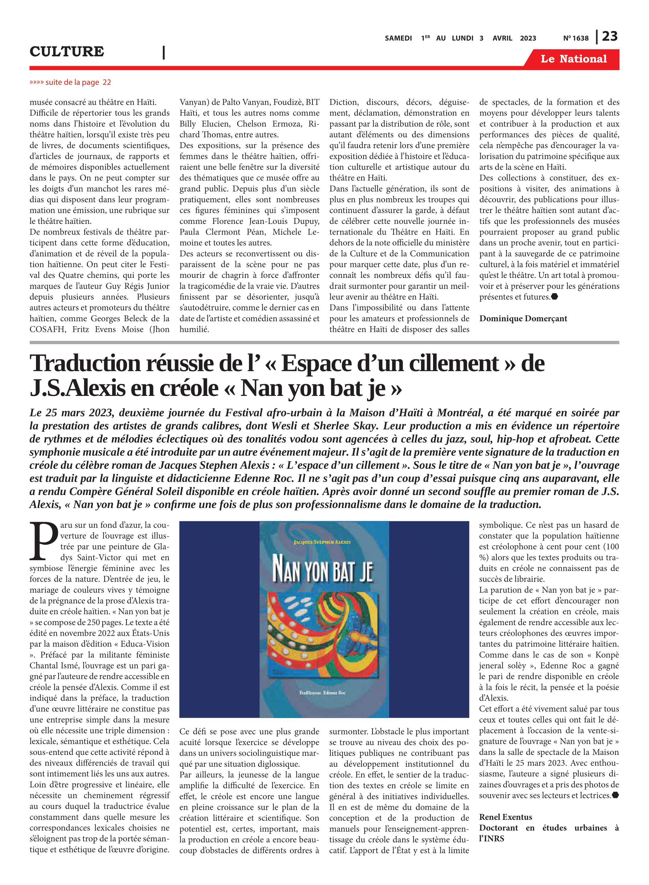 Page 23 de l'édition 1638