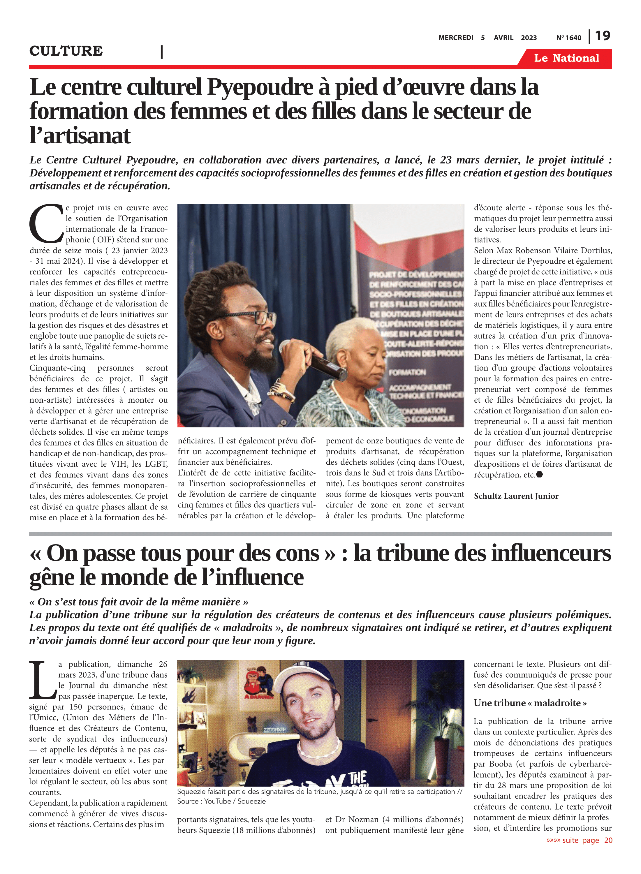 Page 19 de l'édition 1640