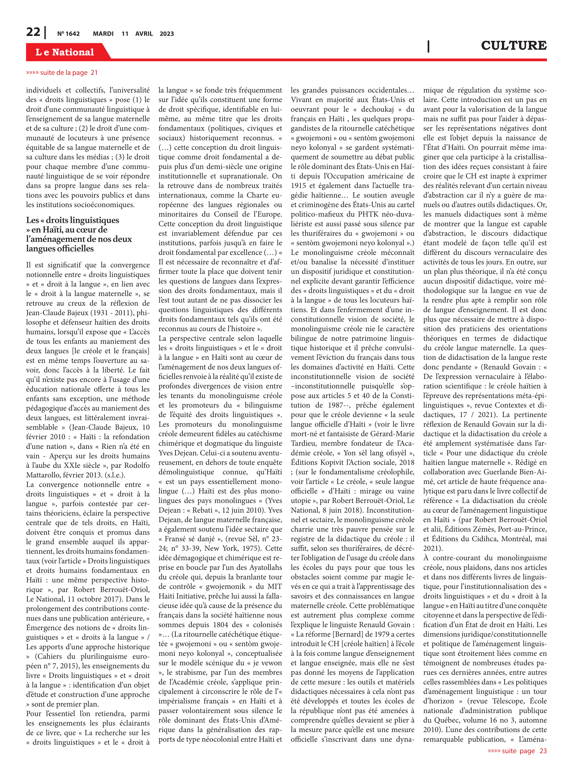 Page 22 de l'édition 1642
