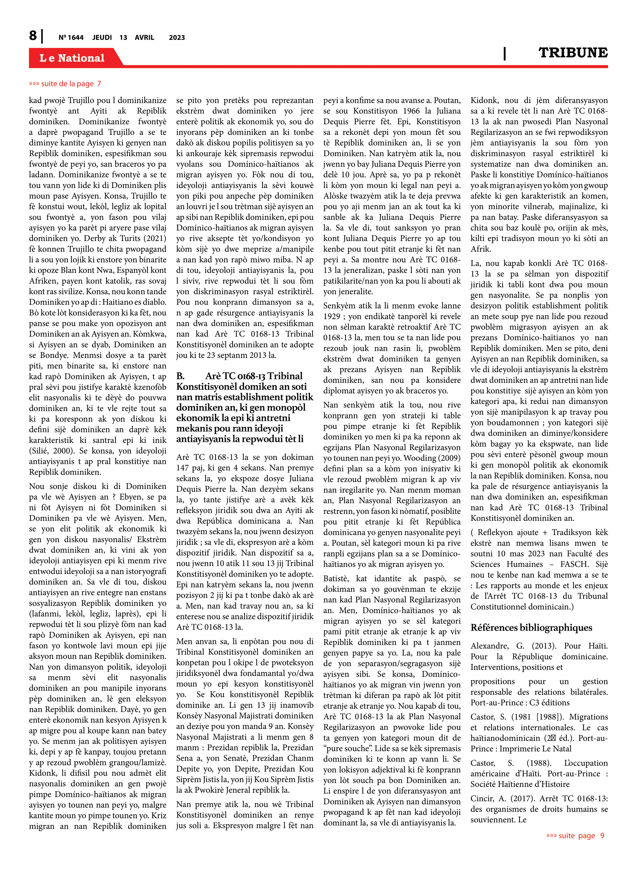 Page 8 de l'édition 1644