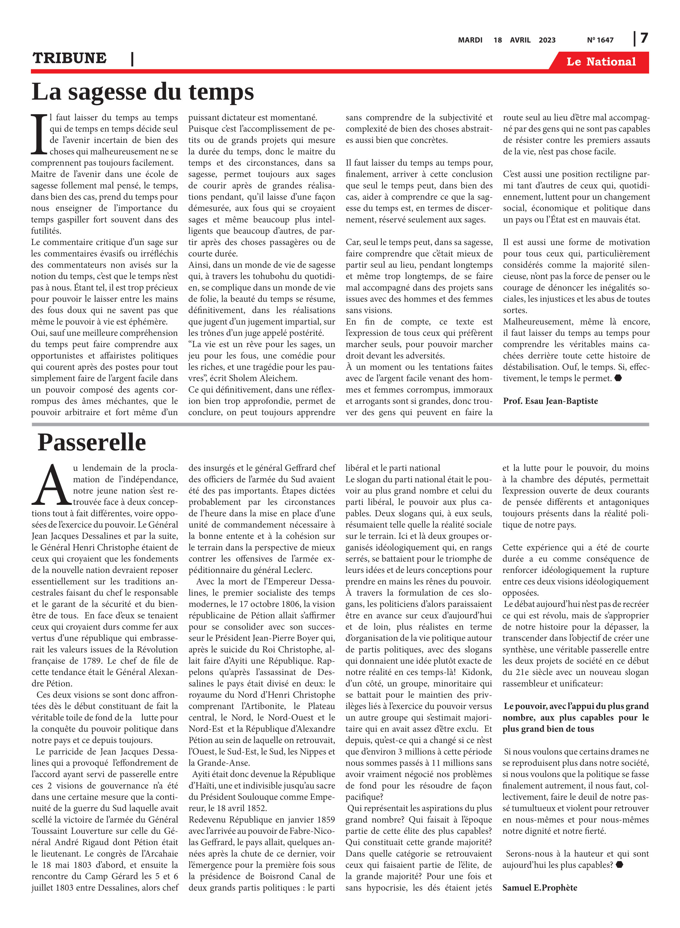 Page 7 de l'édition 1647