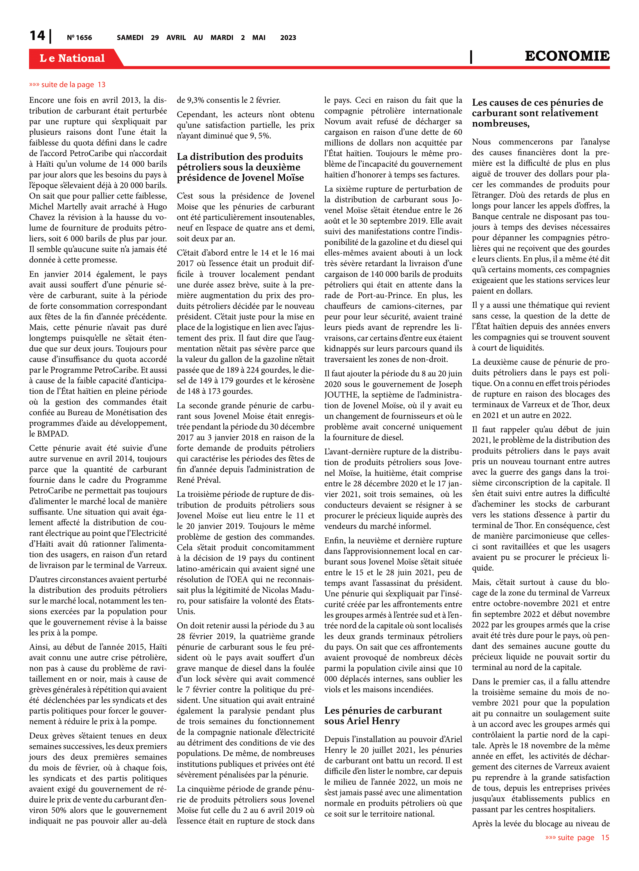 Page 14 de l'édition 1656