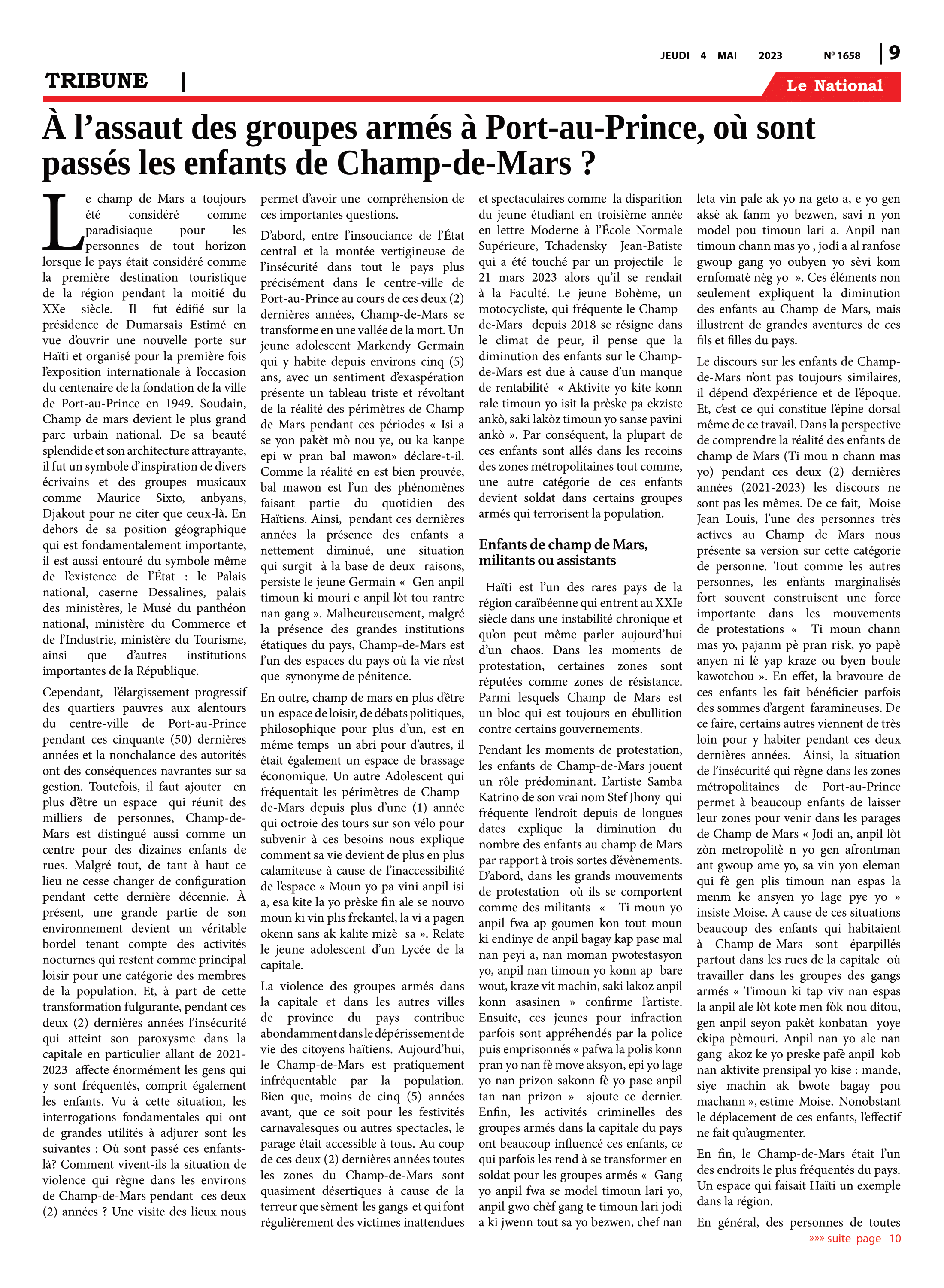 Page 9 de l'édition 1658