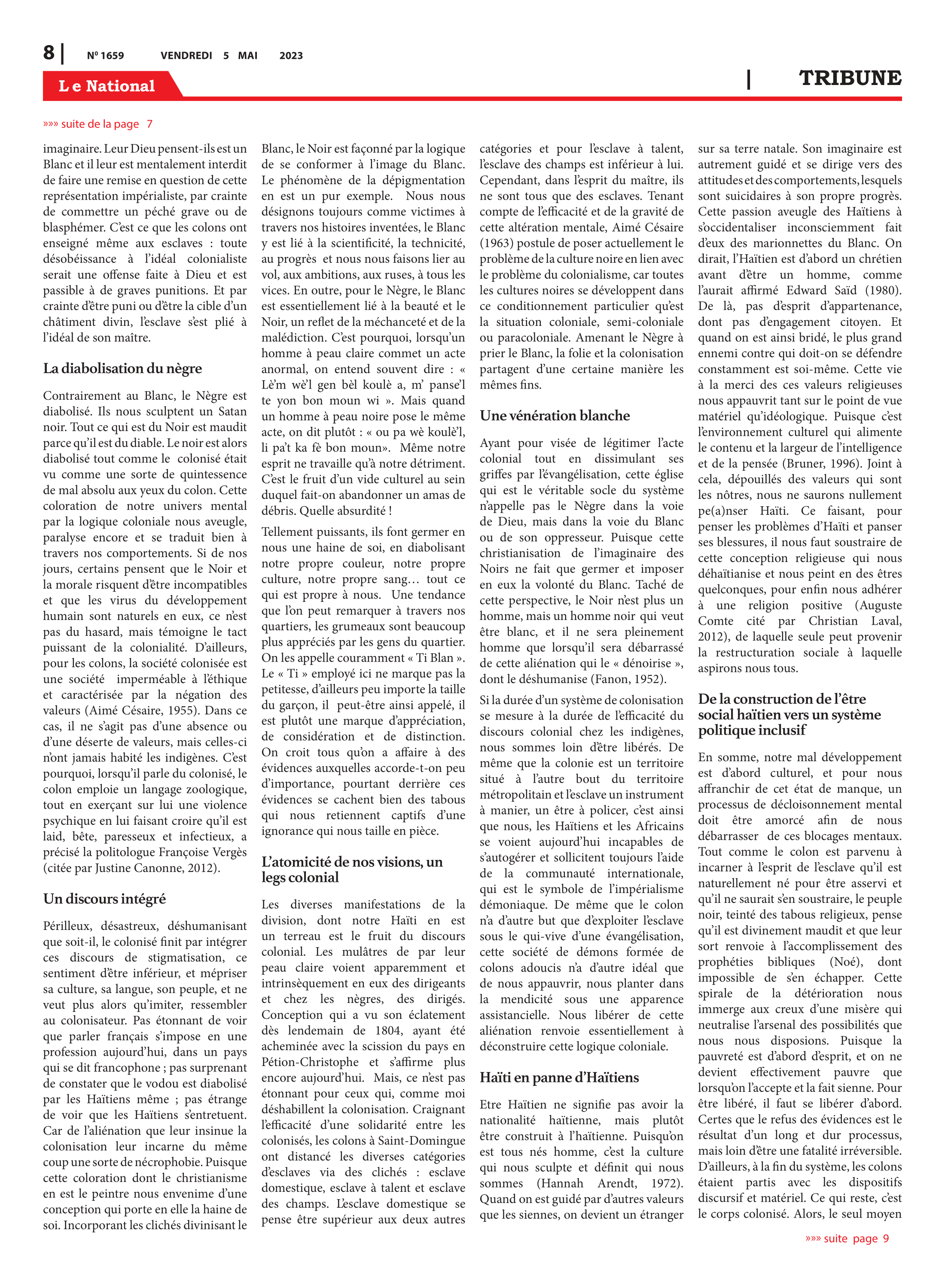 Page 8 de l'édition 1659