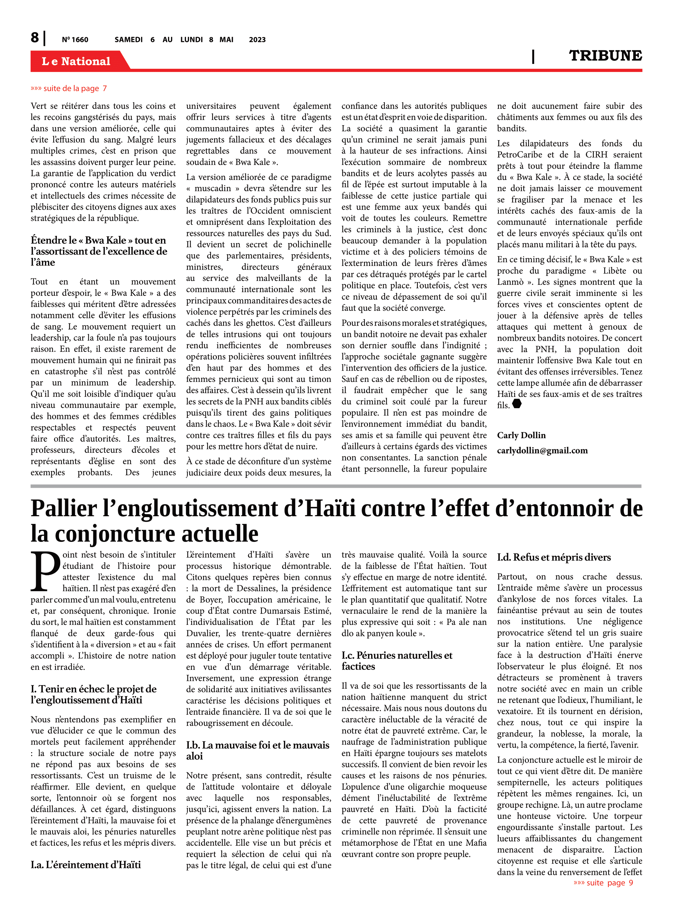 Page 8 de l'édition 1660