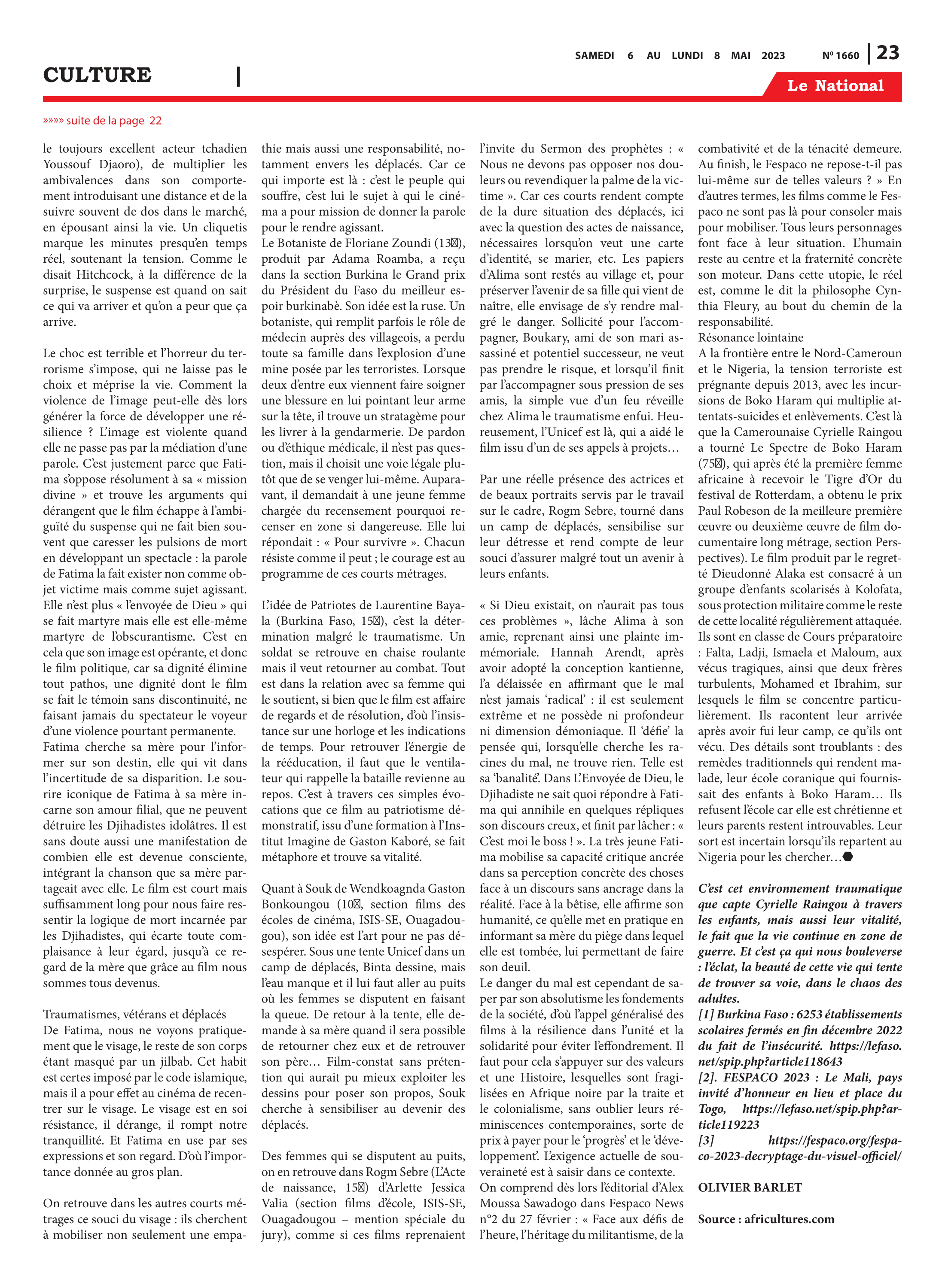Page 23 de l'édition 1660