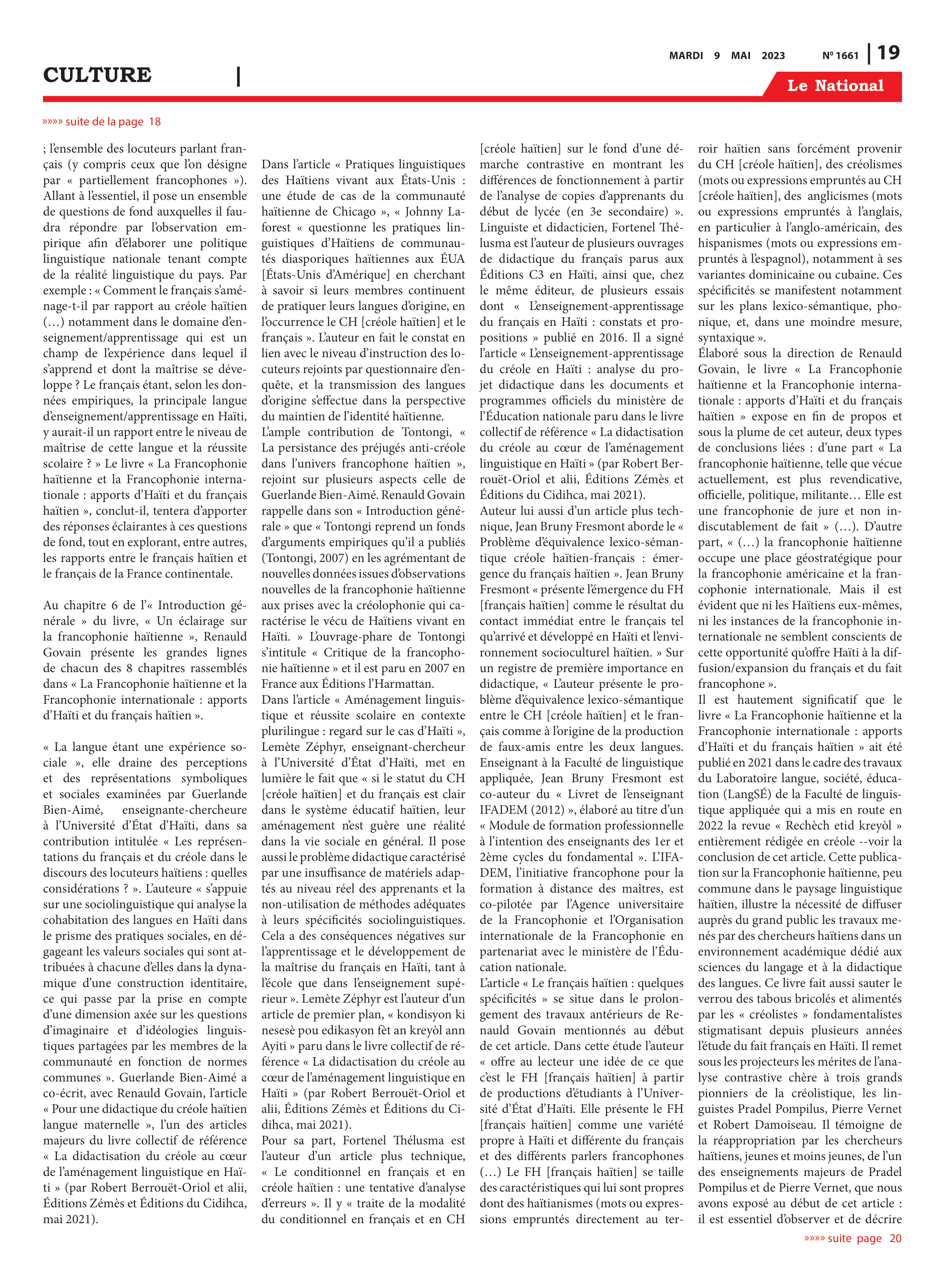 Page 19 de l'édition 1661