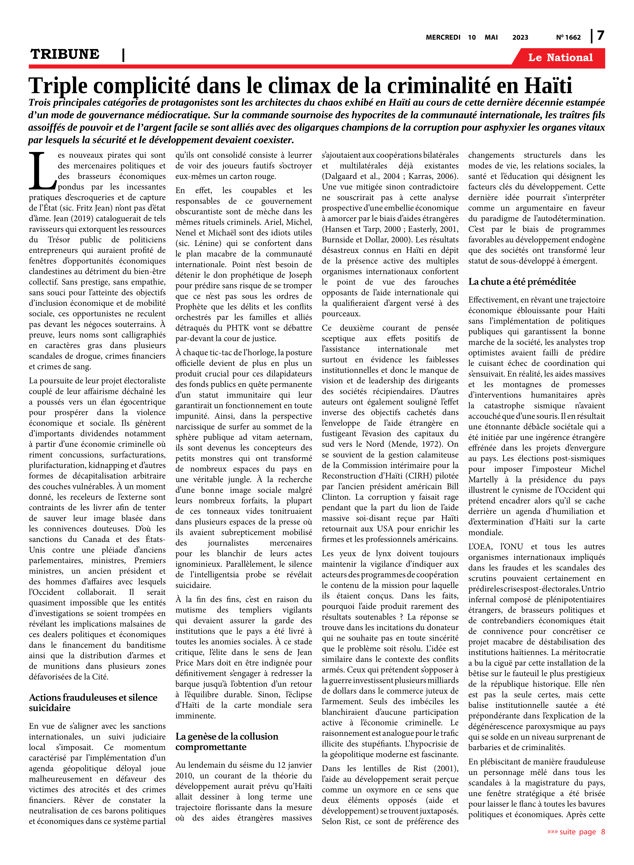 Page 7 de l'édition 1662