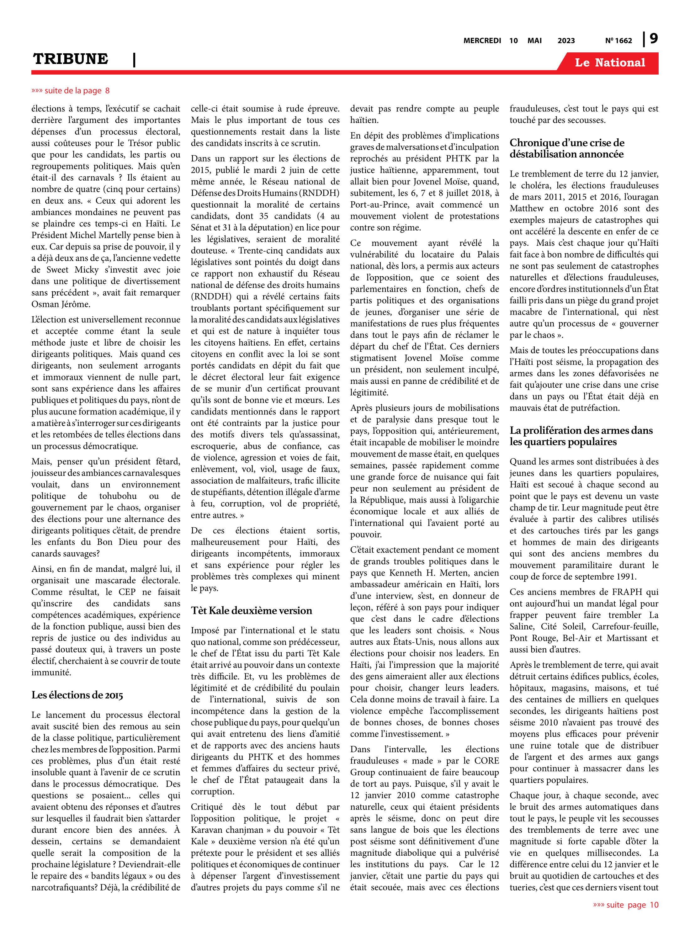Page 9 de l'édition 1662