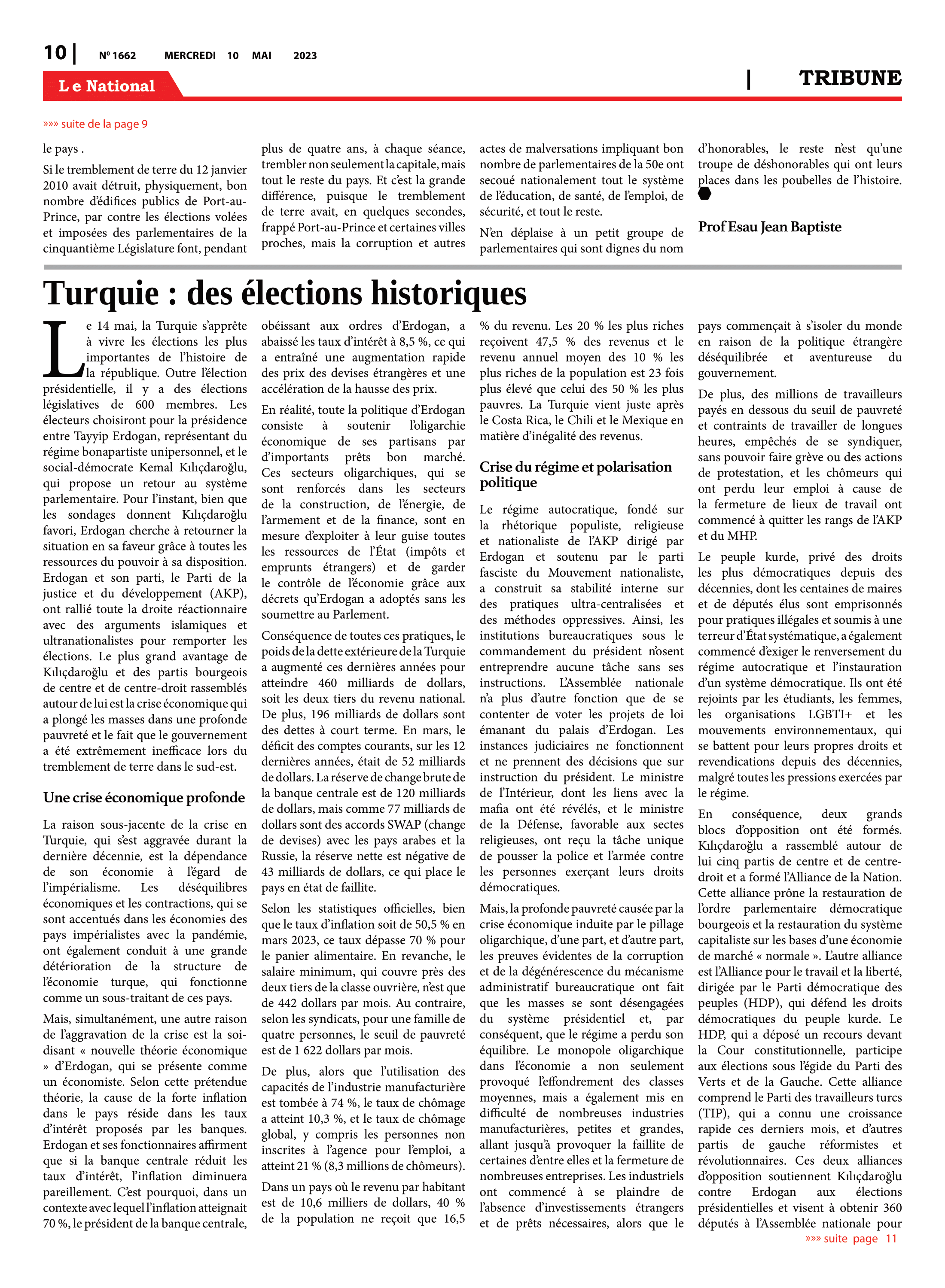 Page 10 de l'édition 1662