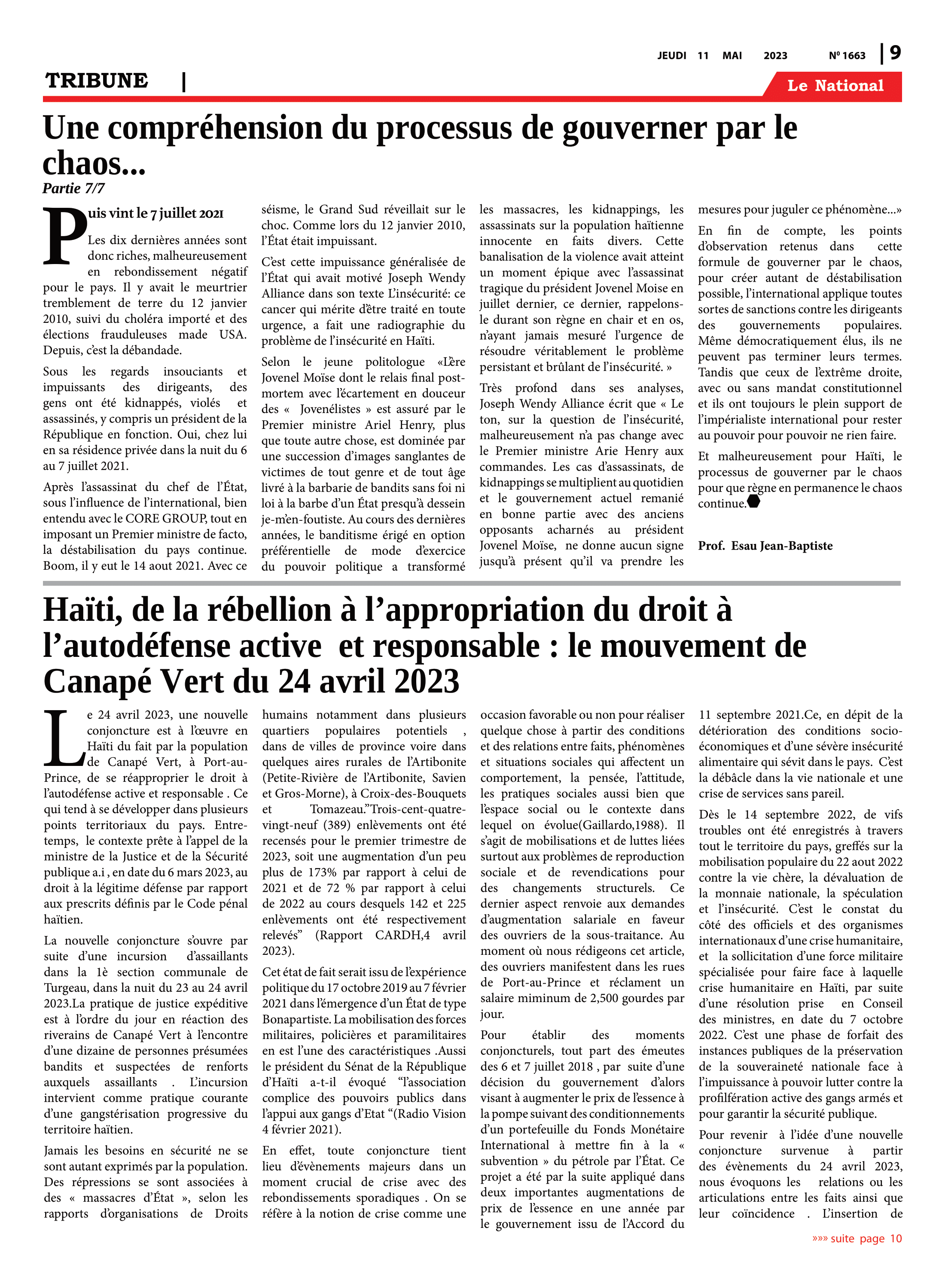Page 9 de l'édition 1663