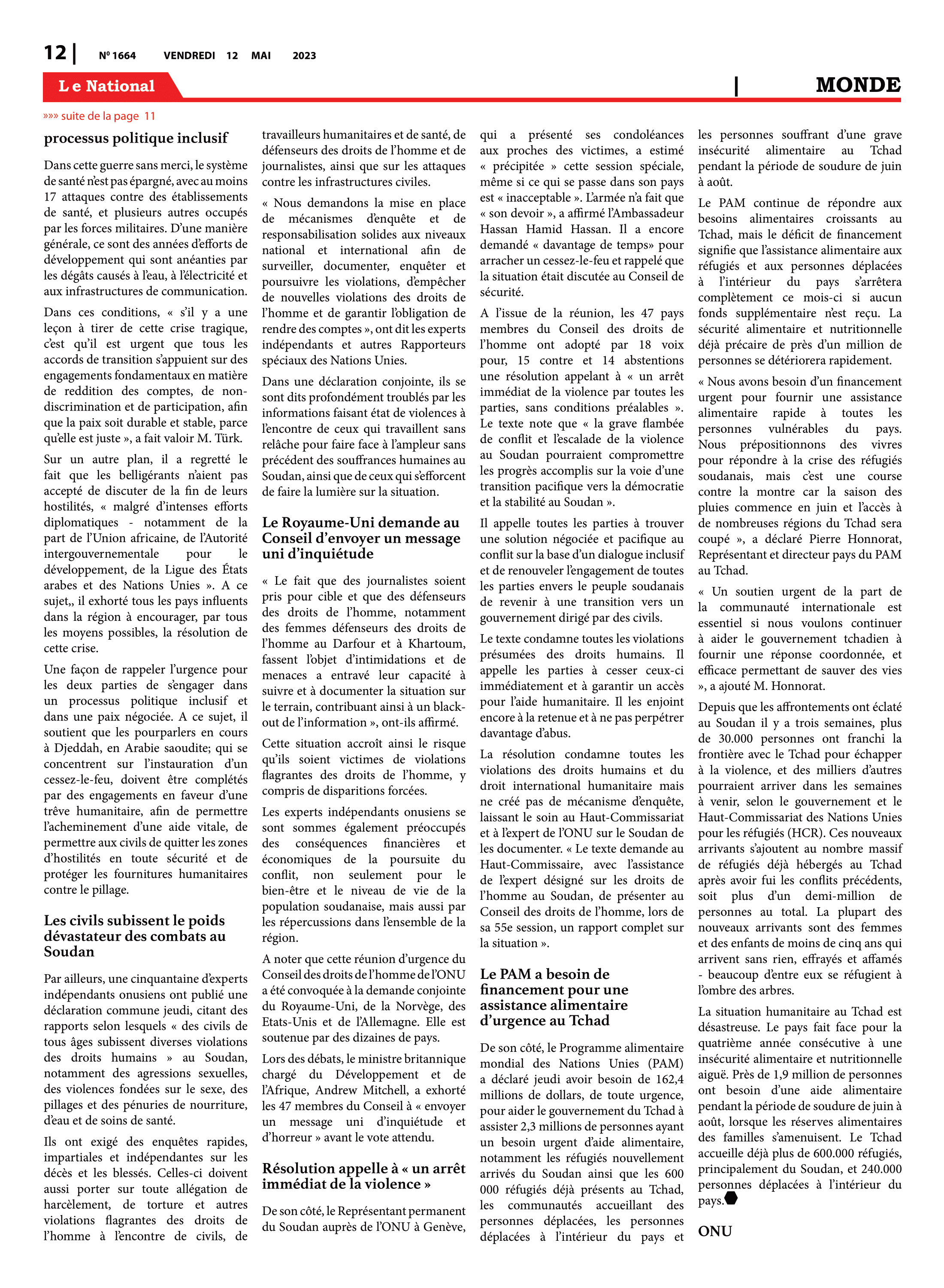 Page 12 de l'édition 1664