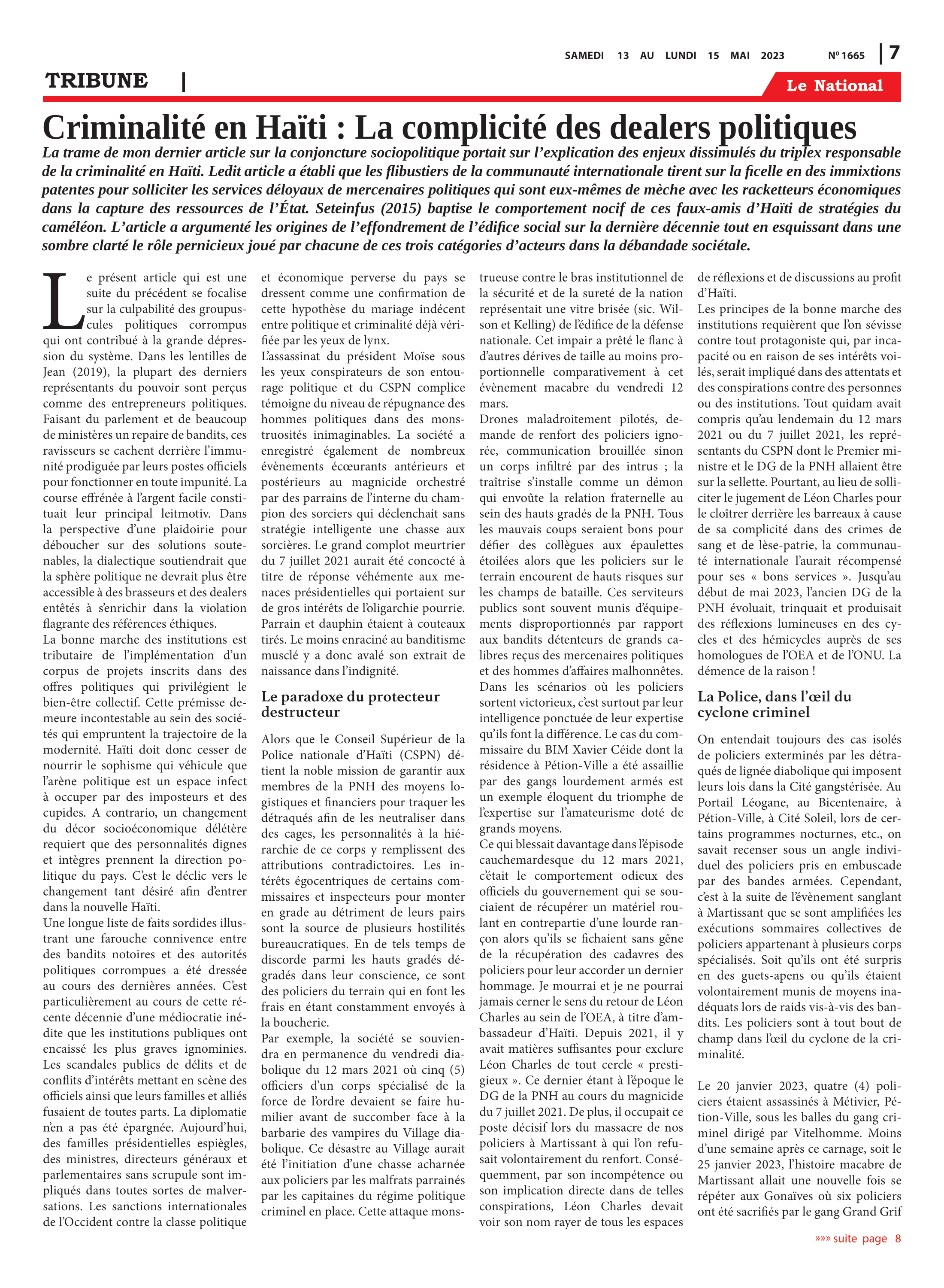 Page 7 de l'édition 1665