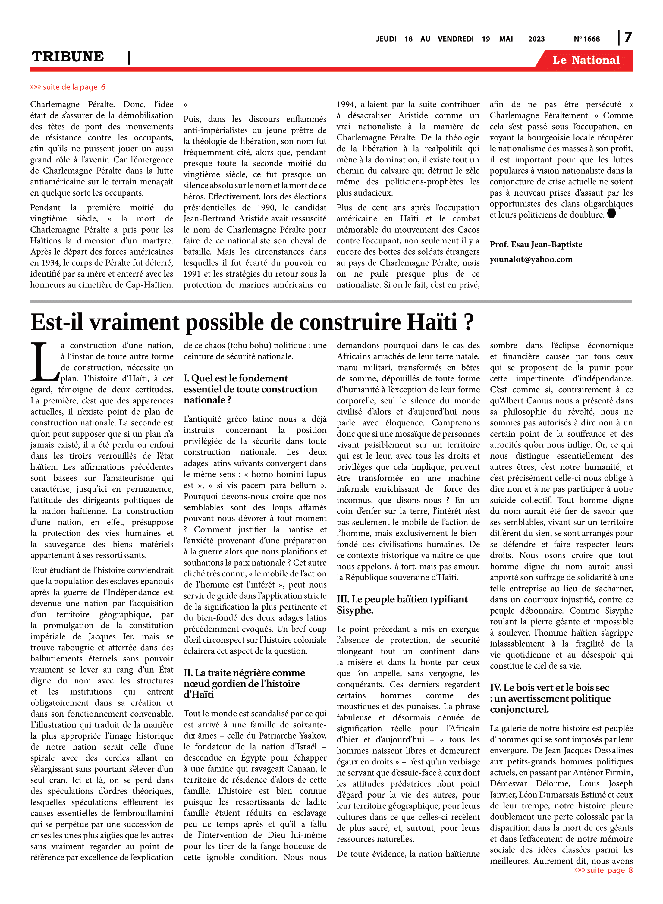 Page 7 de l'édition 1668