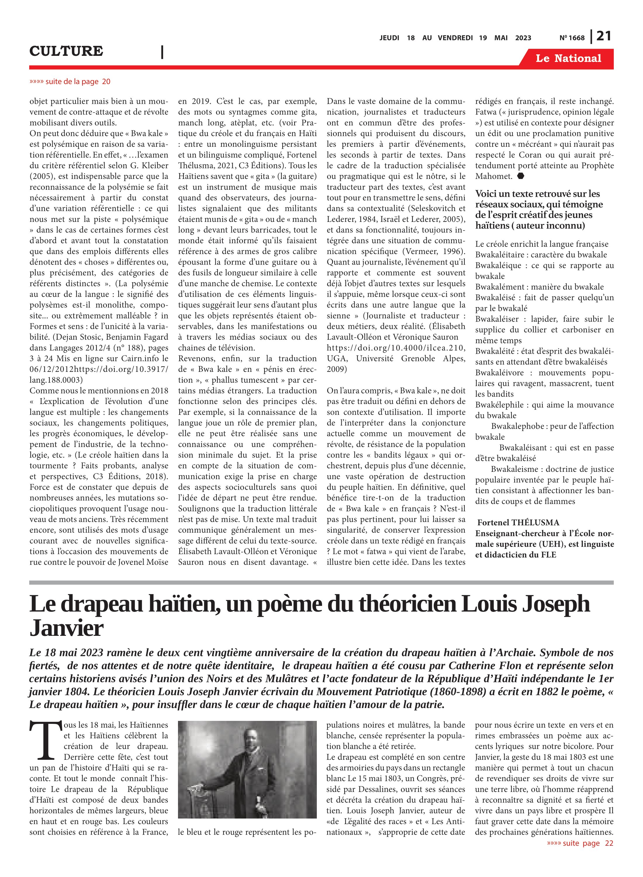 Page 21 de l'édition 1668