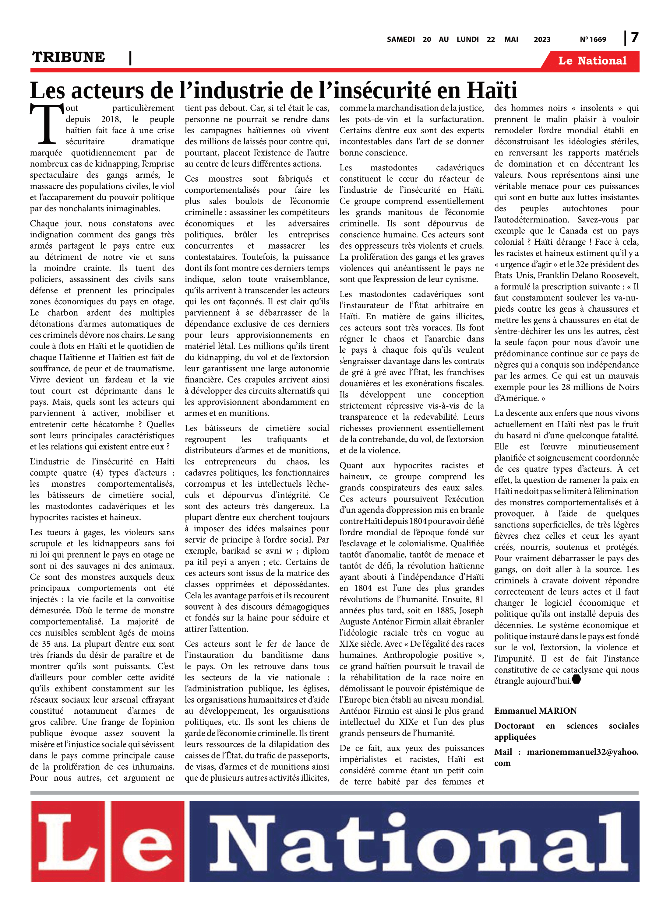 Page 7 de l'édition 1669
