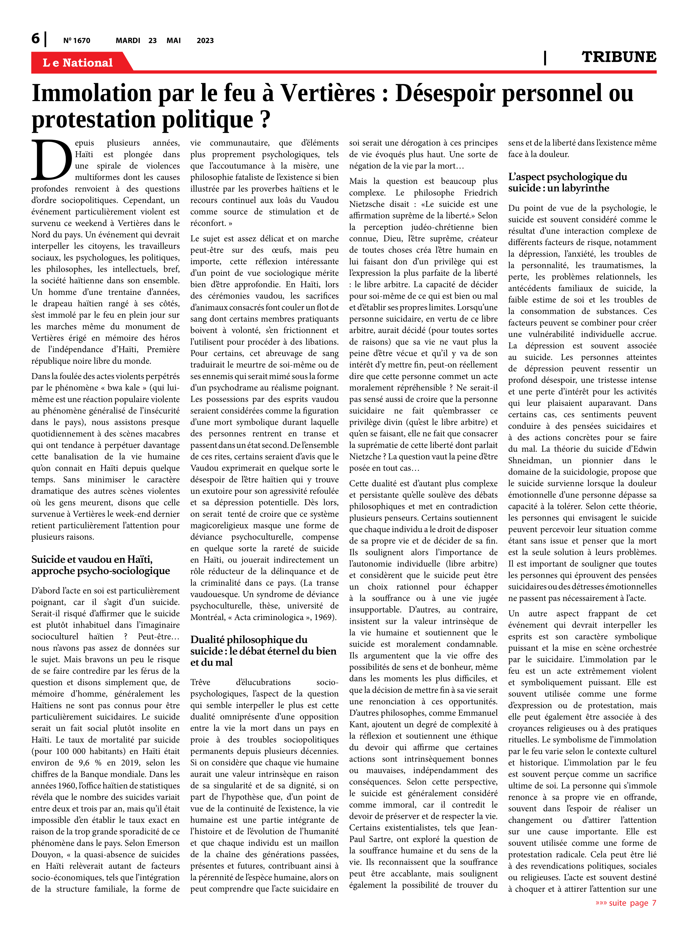Page 6 de l'édition 1670