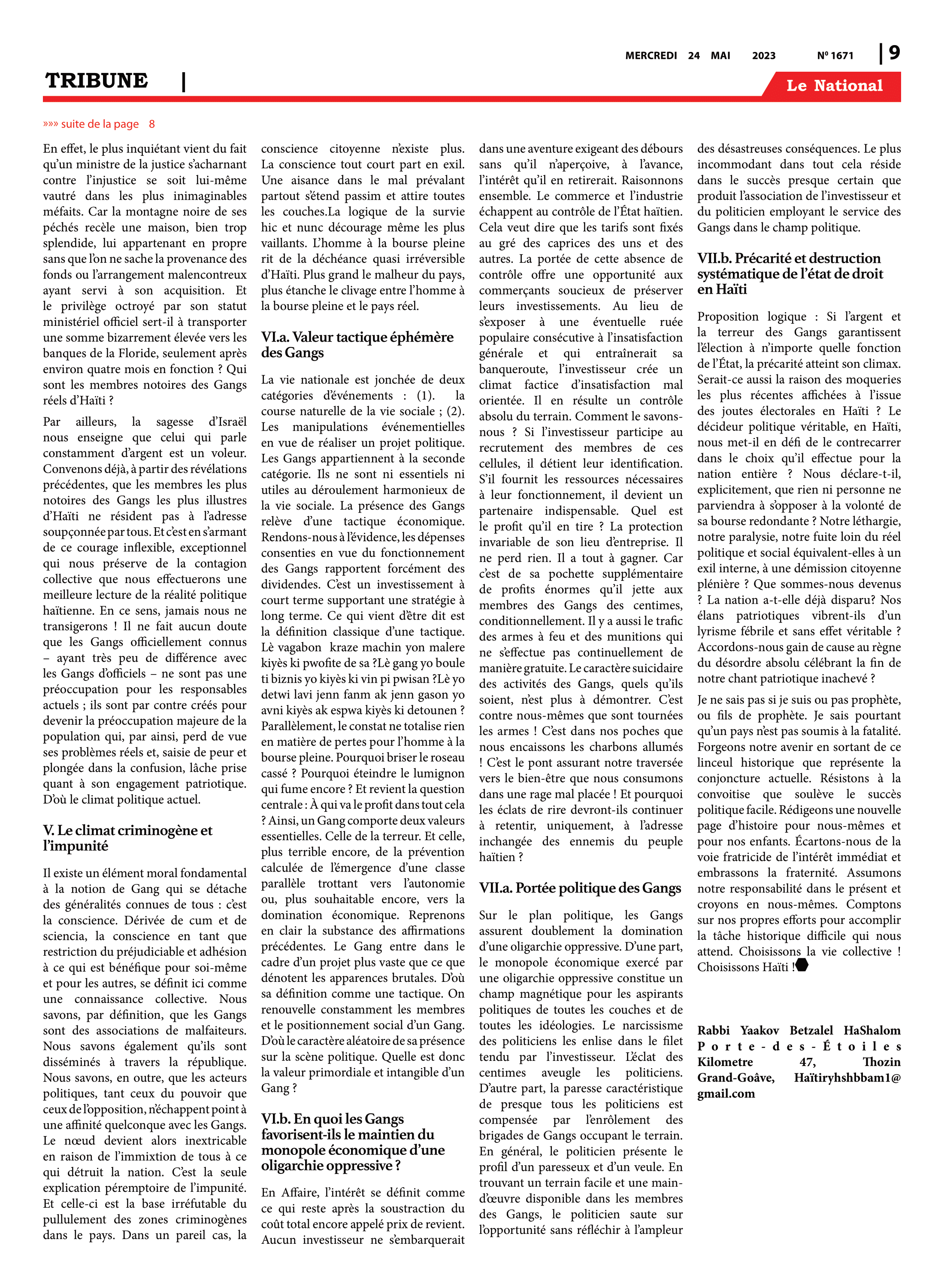 Page 9 de l'édition 1671