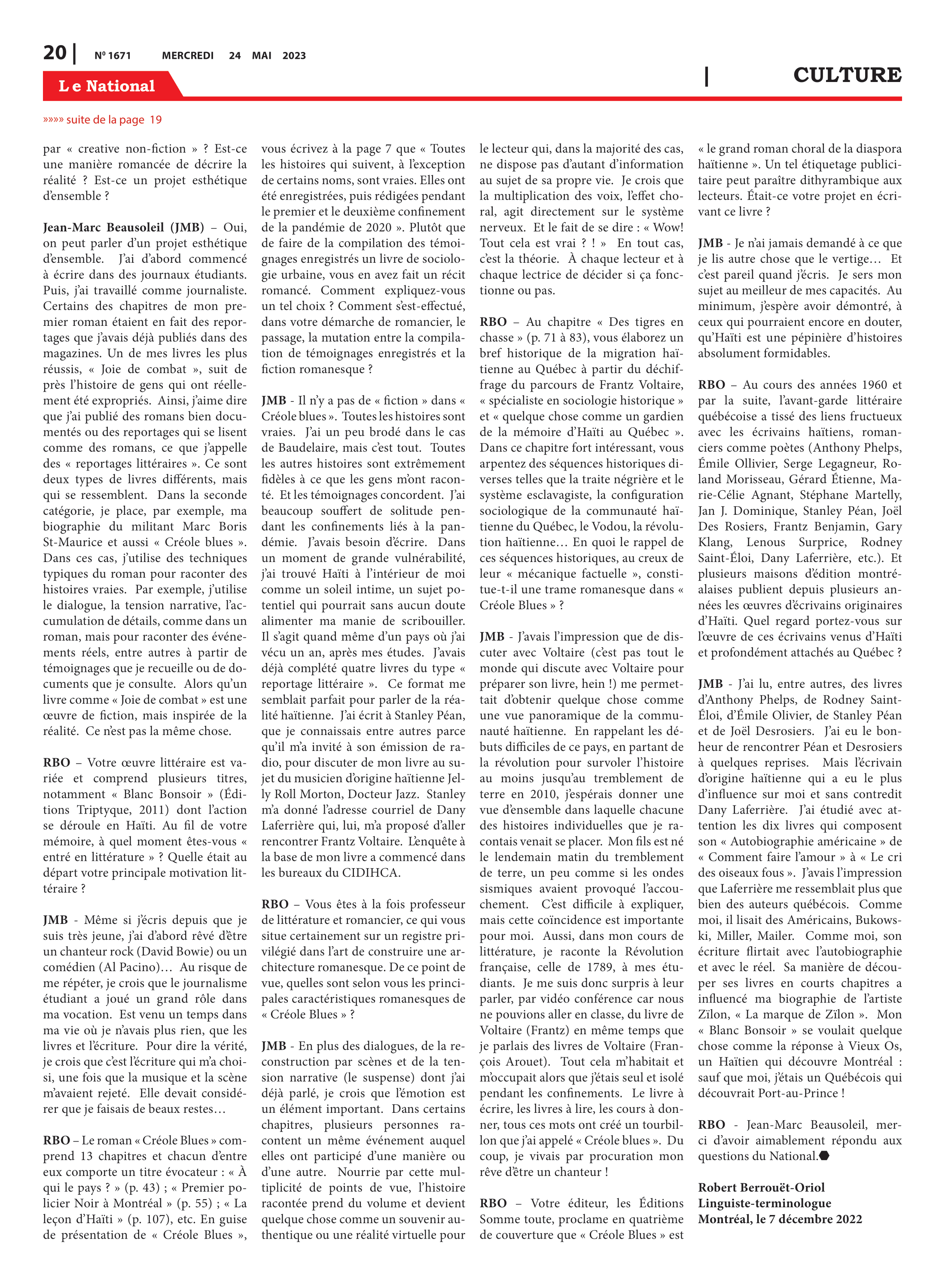 Page 20 de l'édition 1671