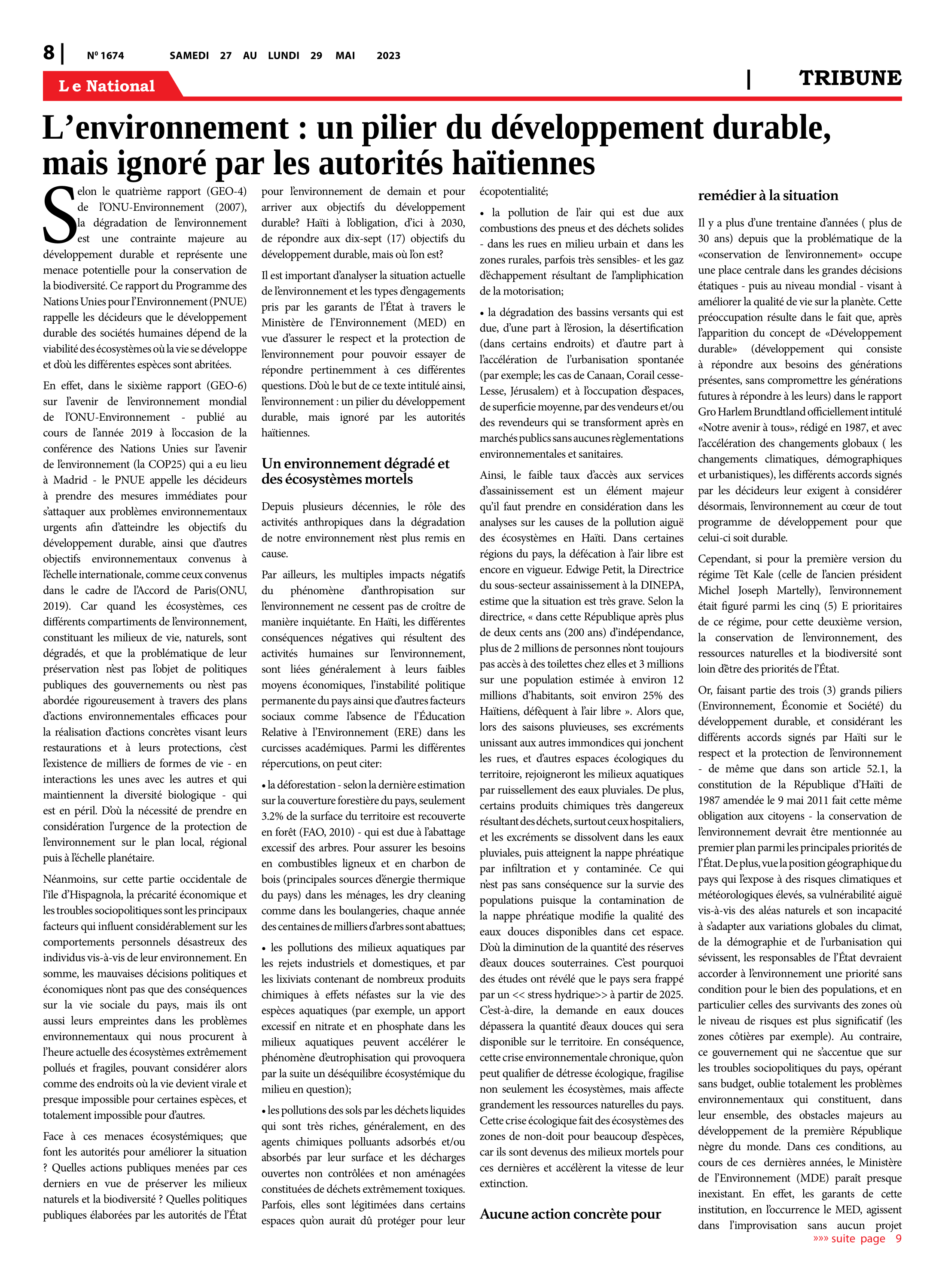 Page 8 de l'édition 1674