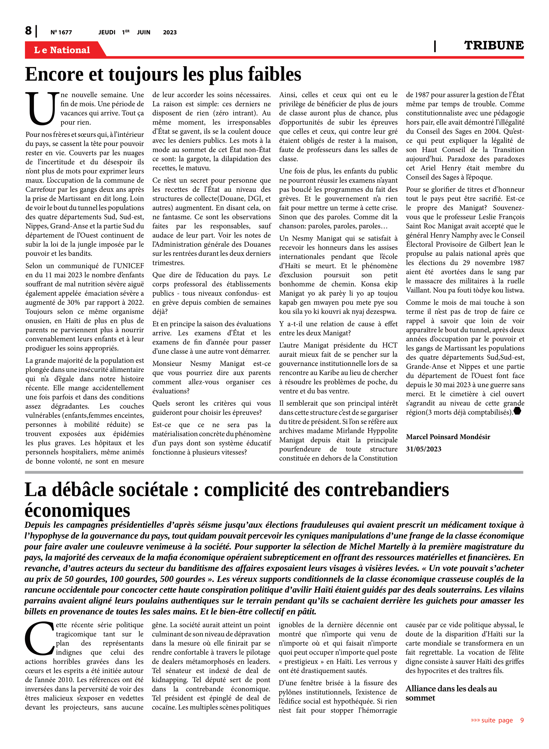 Page 8 de l'édition 1677