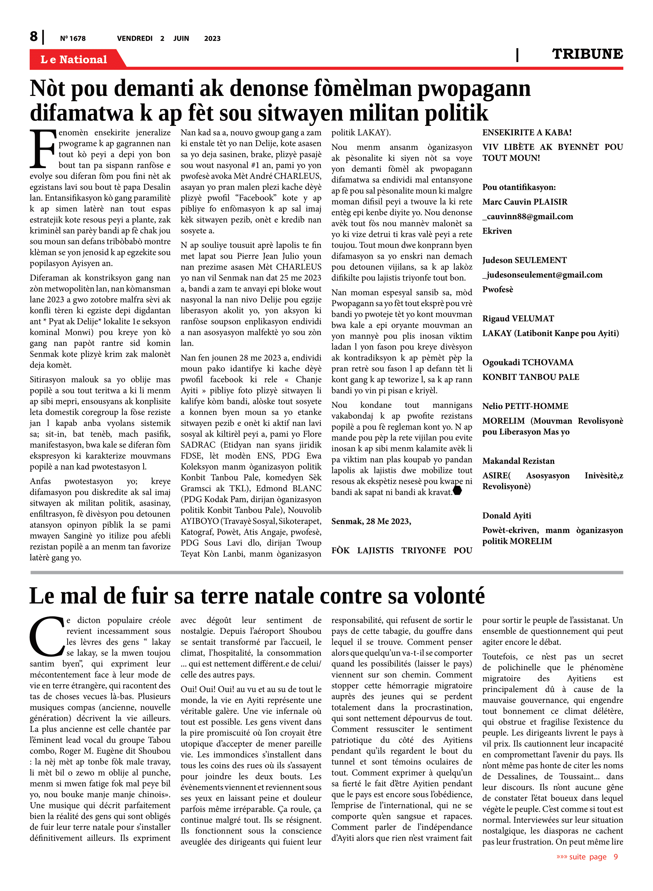 Page 8 de l'édition 1678