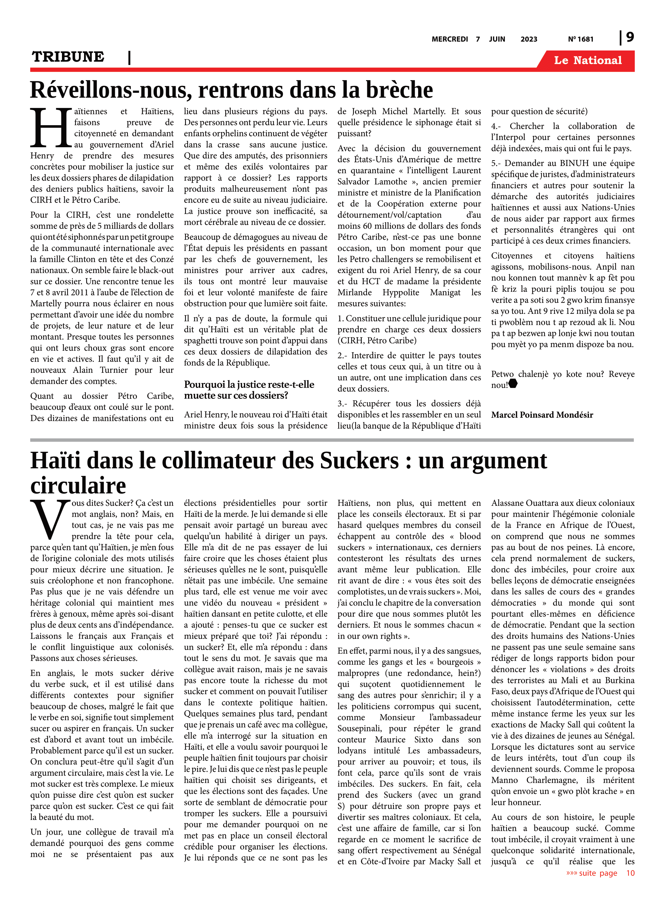 Page 9 de l'édition 1681