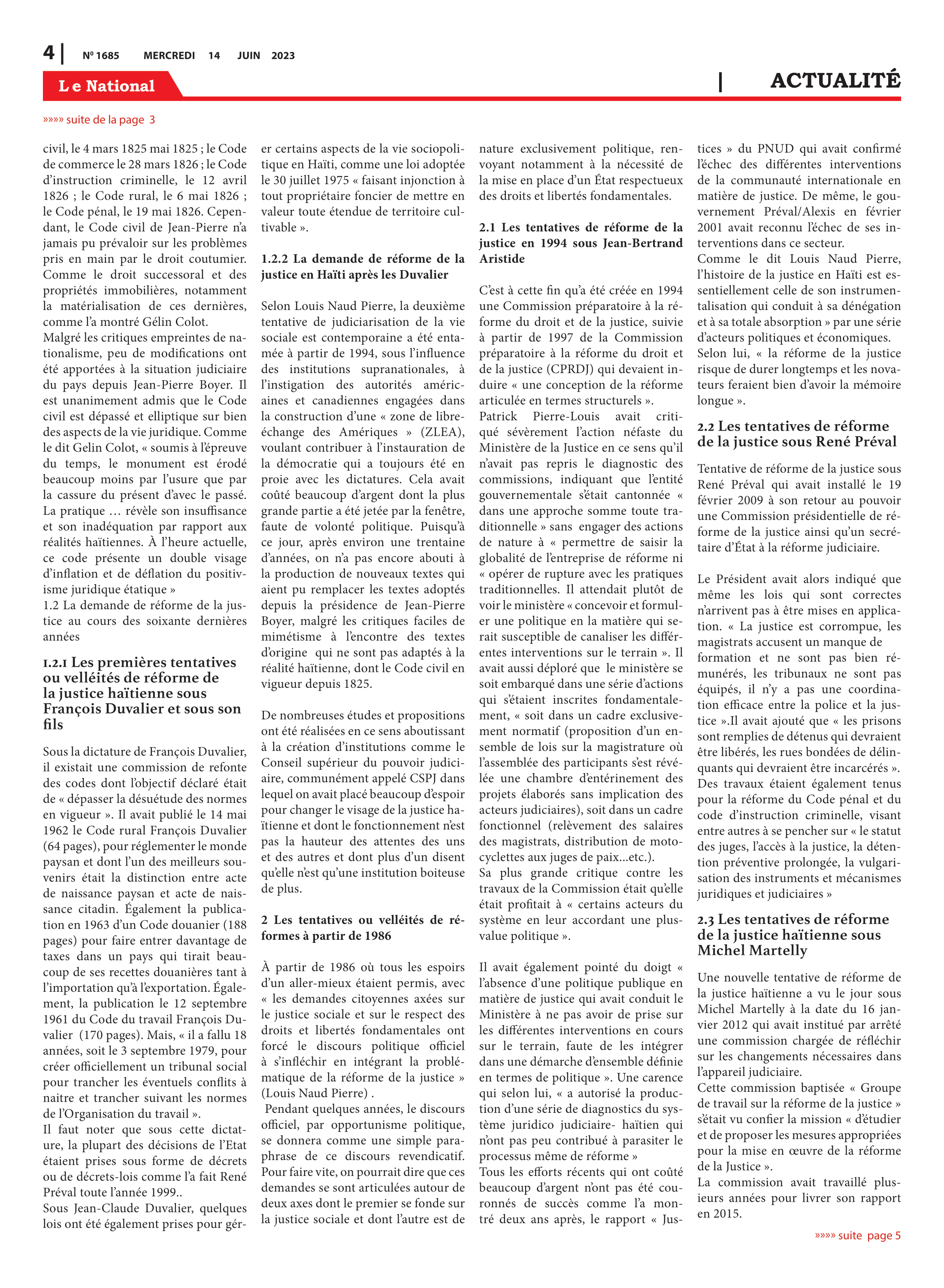 Page 4 de l'édition 1685