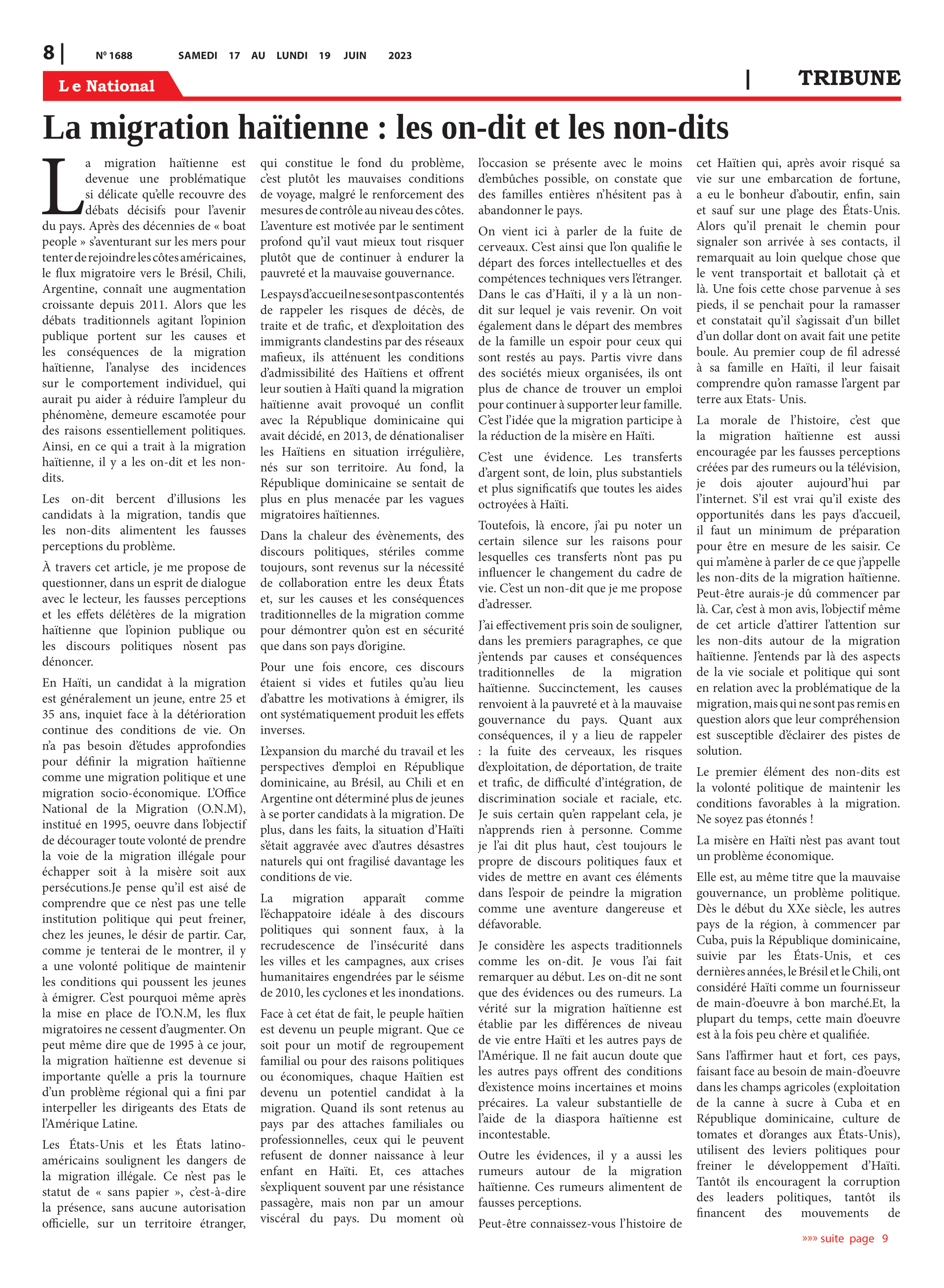 Page 8 de l'édition 1688