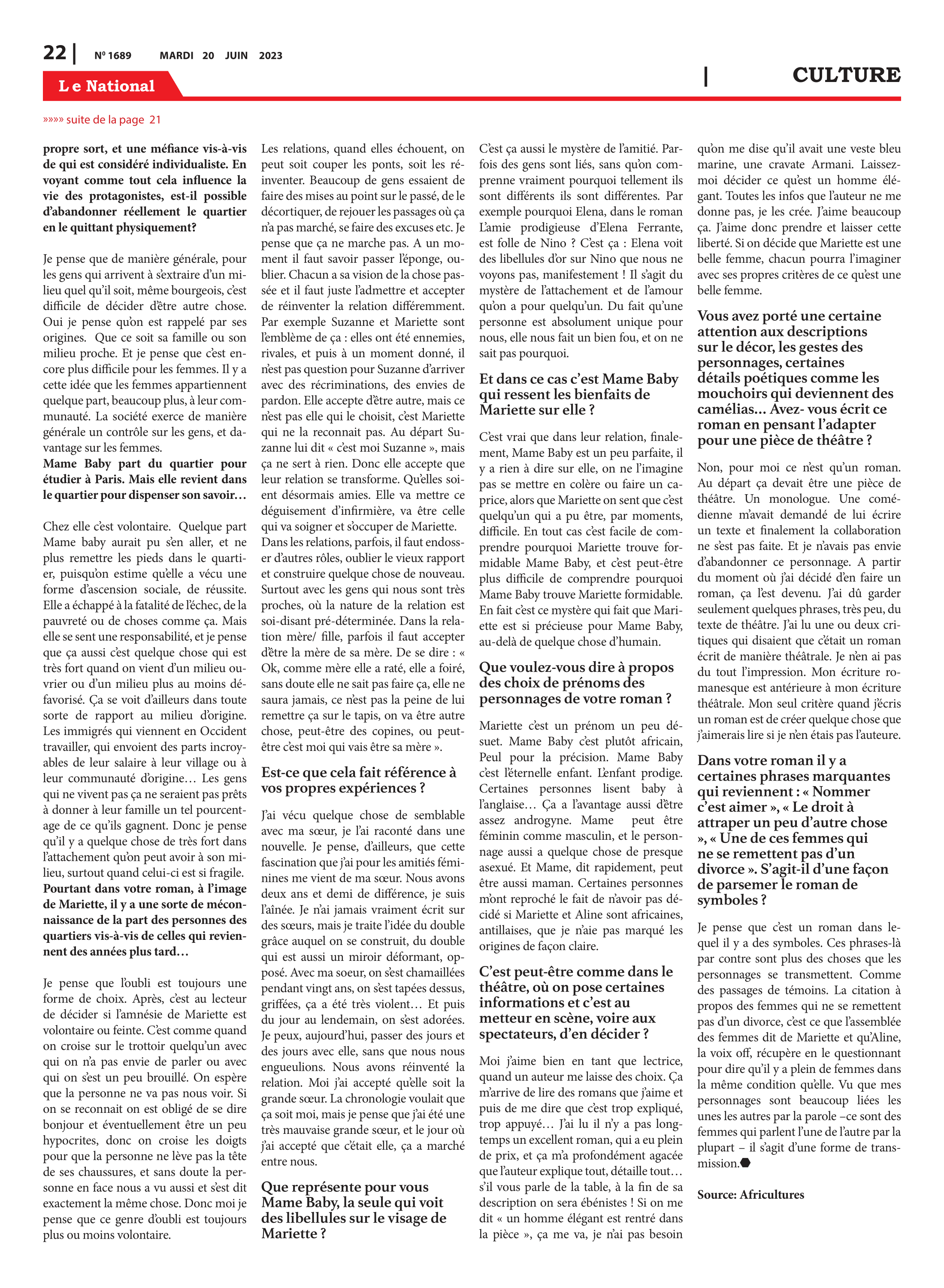 Page 22 de l'édition 1689