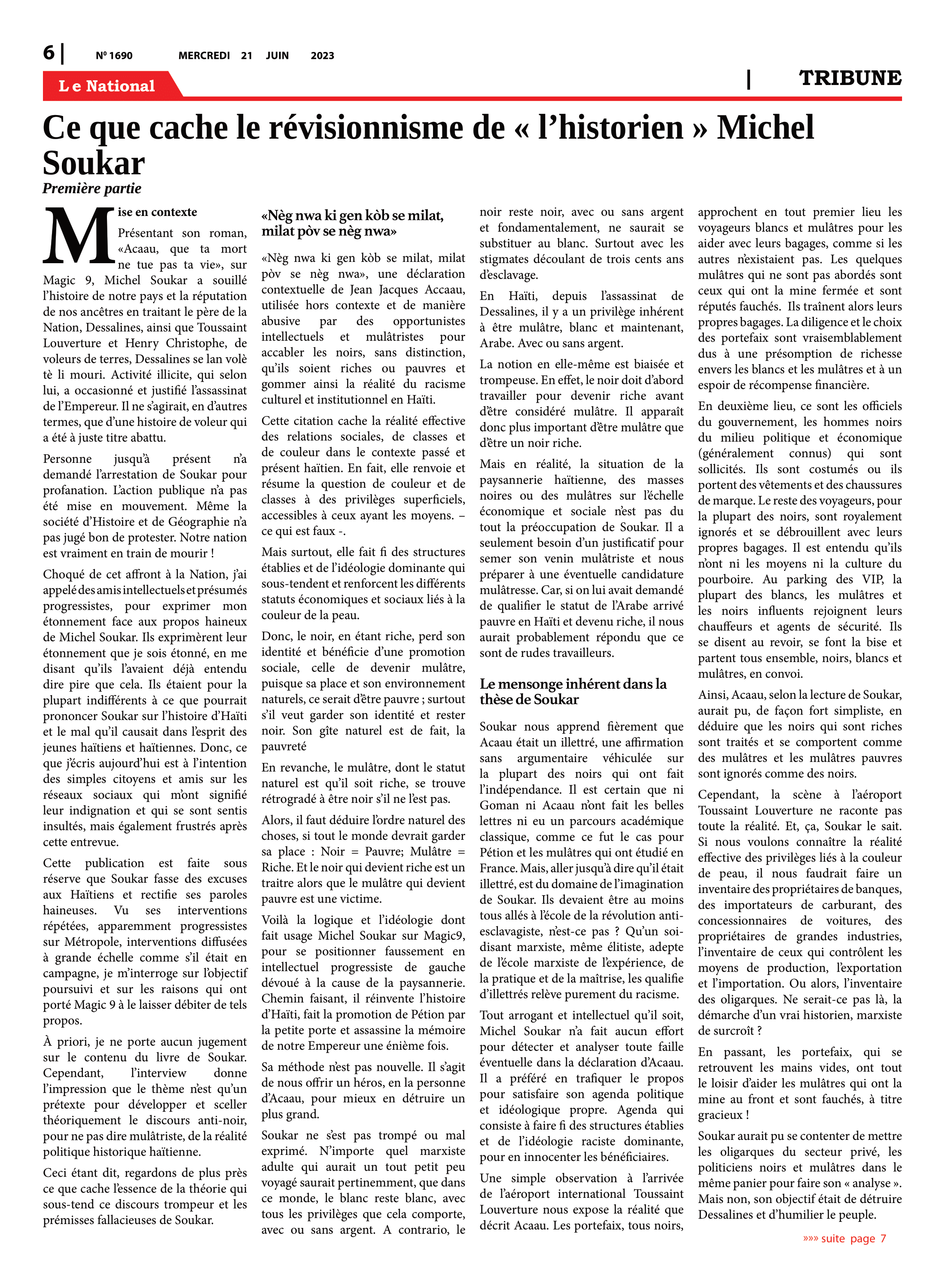 Page 7 de l'édition 1690
