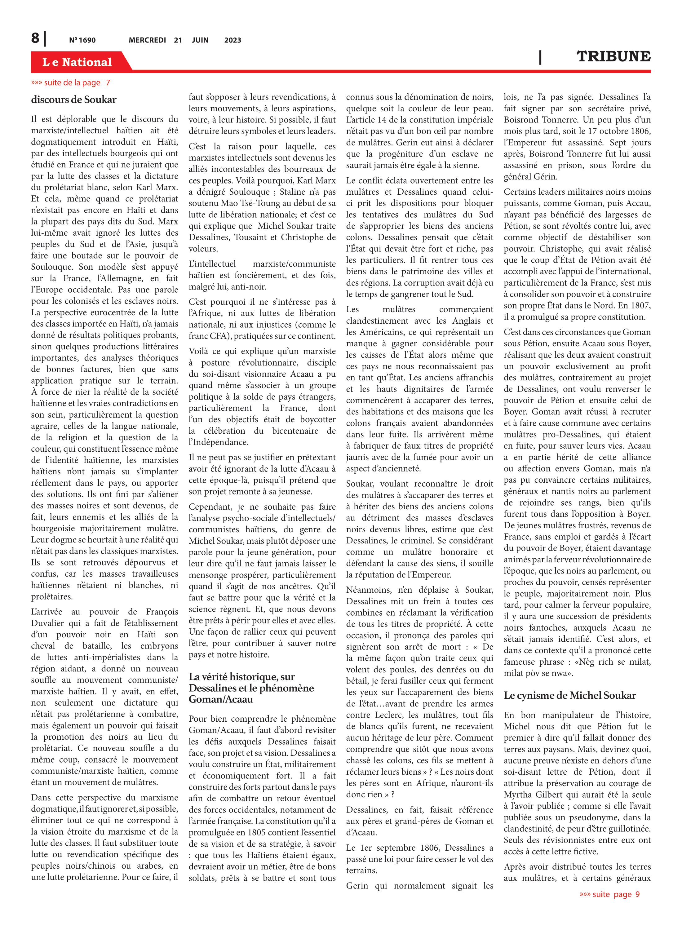 Page 8 de l'édition 1690