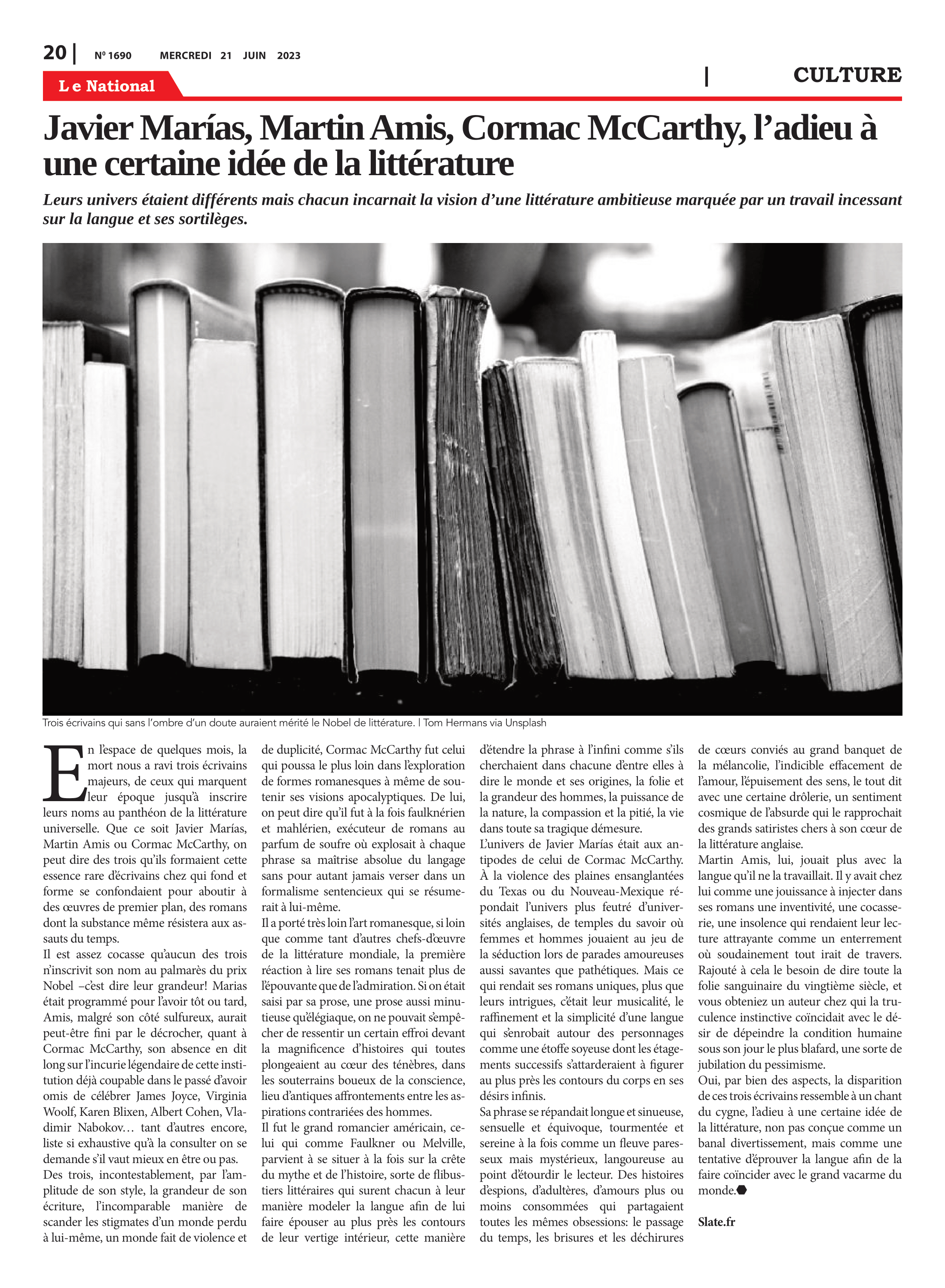 Page 20 de l'édition 1690