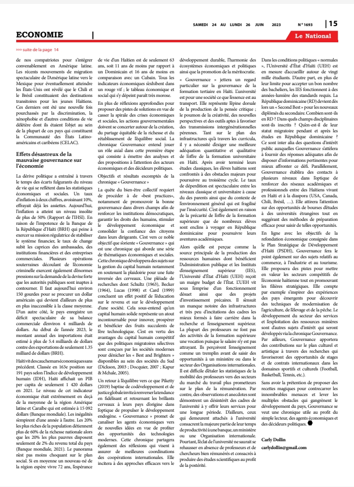 Page 15 de l'édition 1693