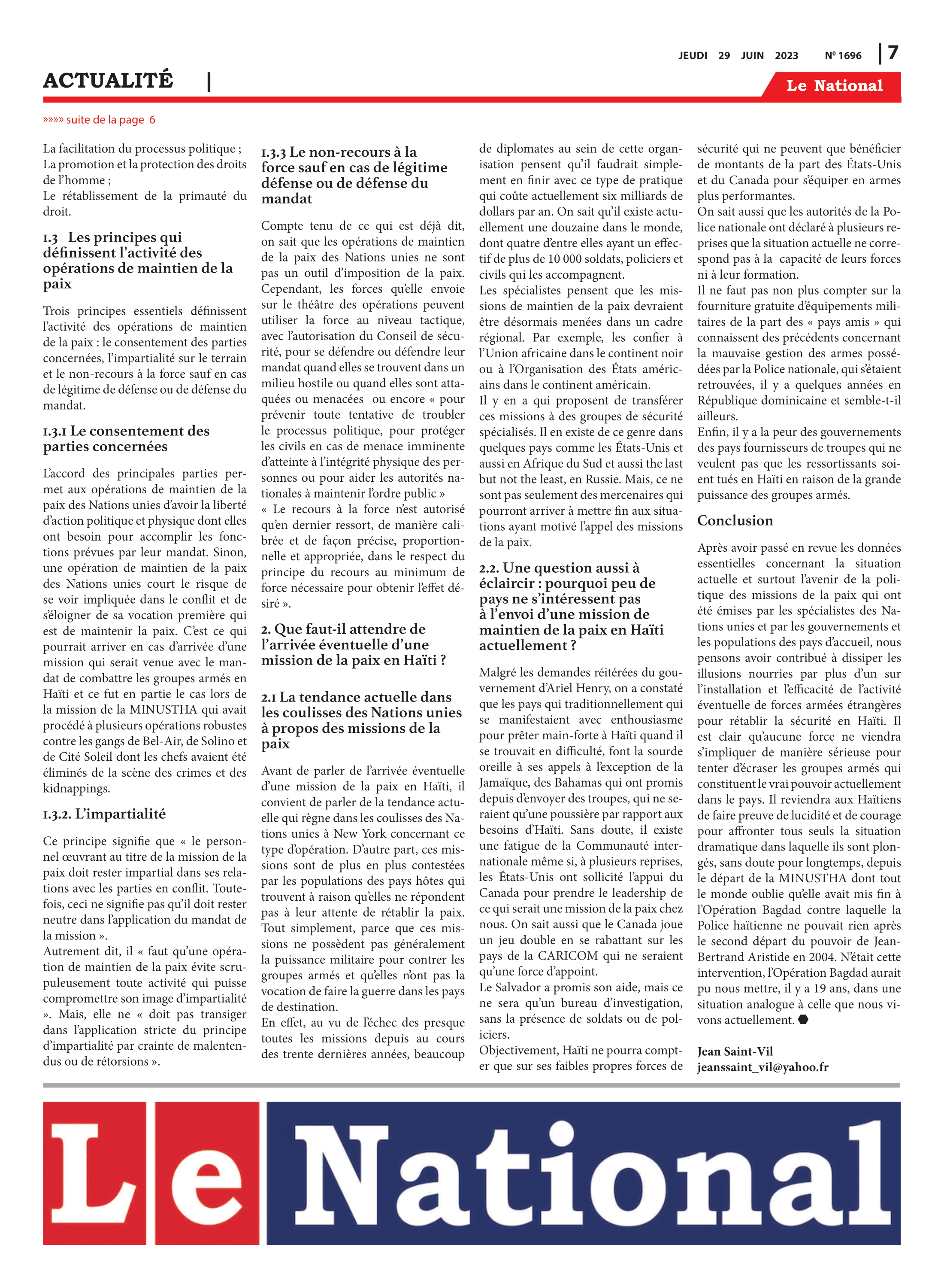 Page 7 de l'édition 1696