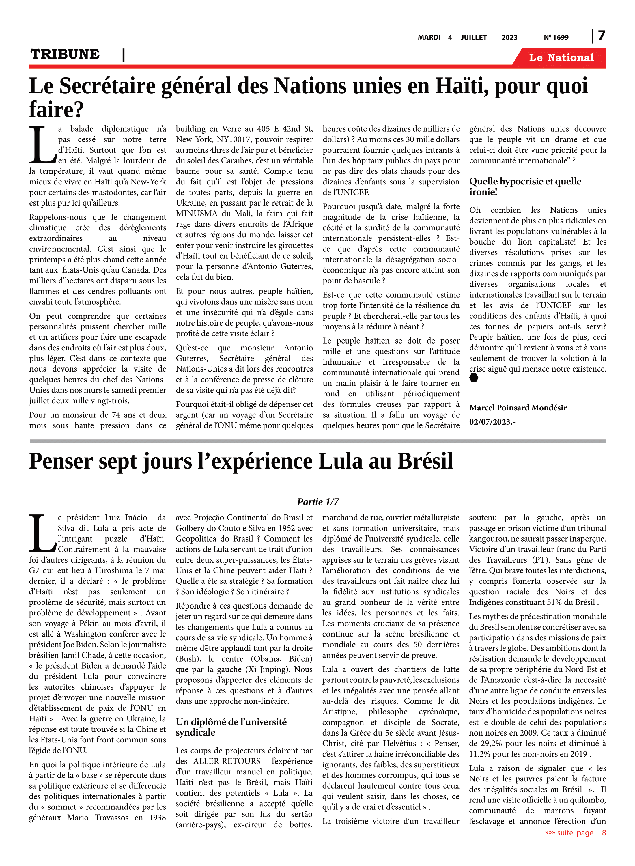 Page 7 de l'édition 1699