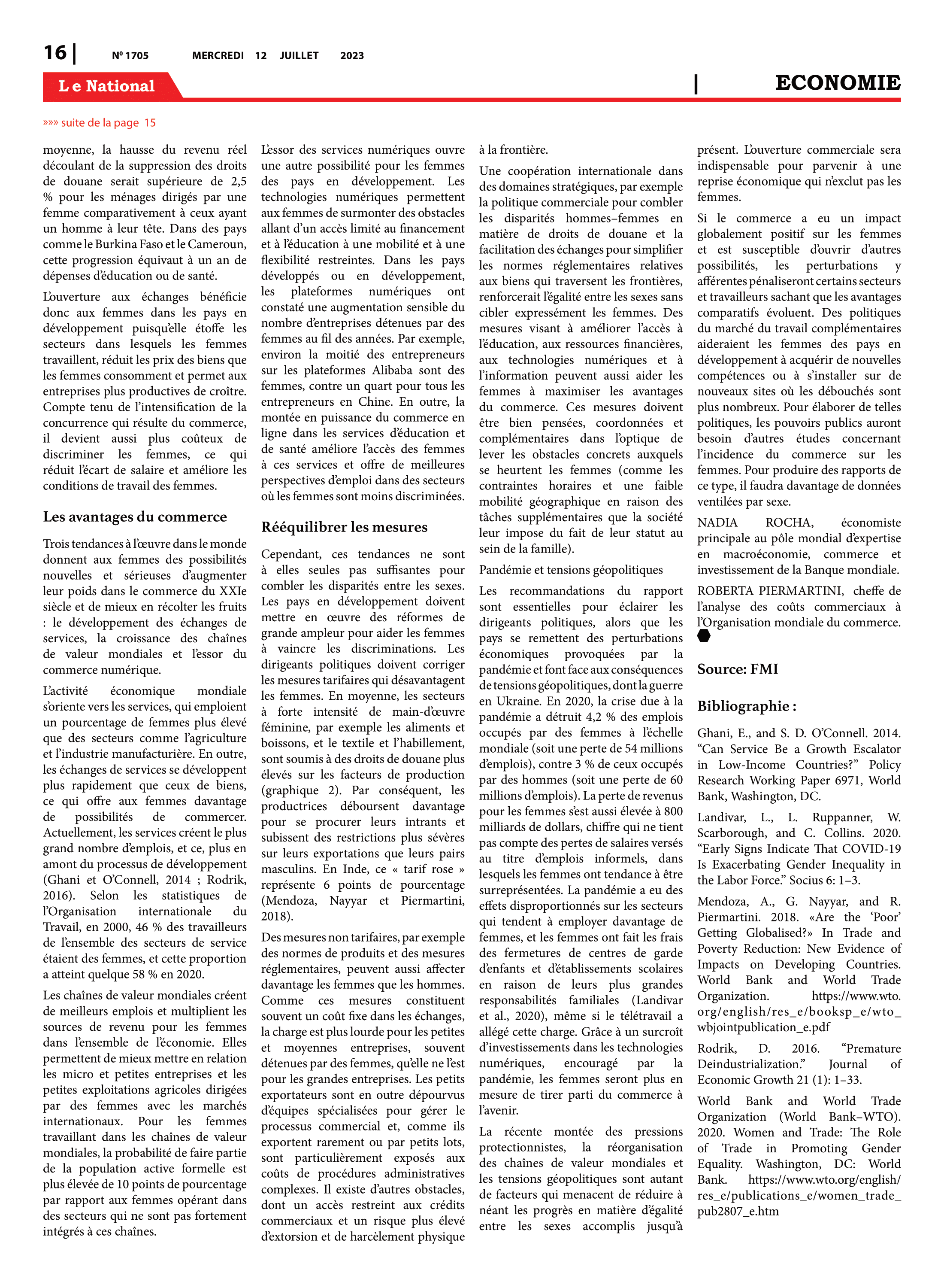 Page 16 de l'édition 1705