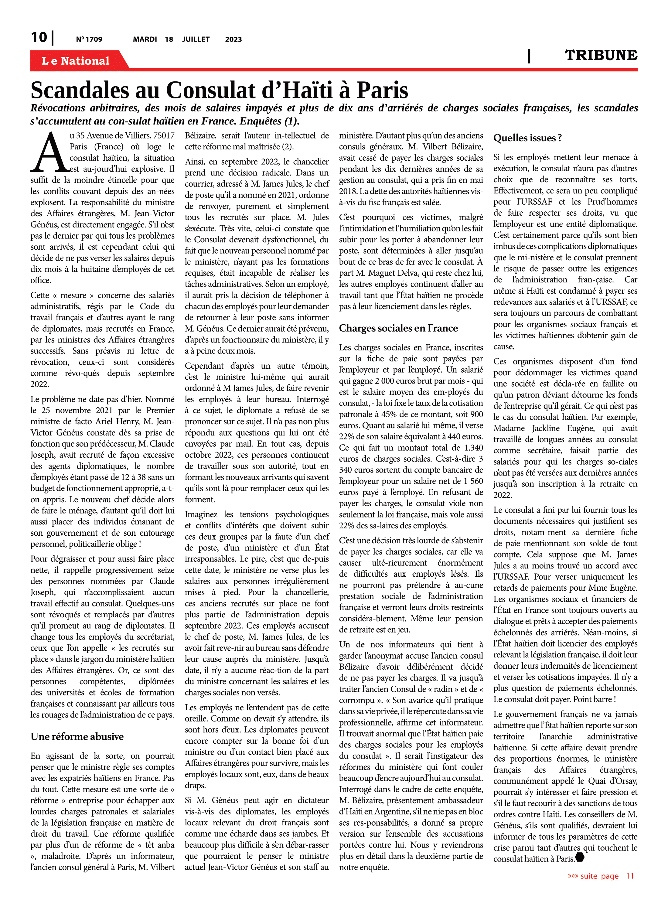 Page 10 de l'édition 1709