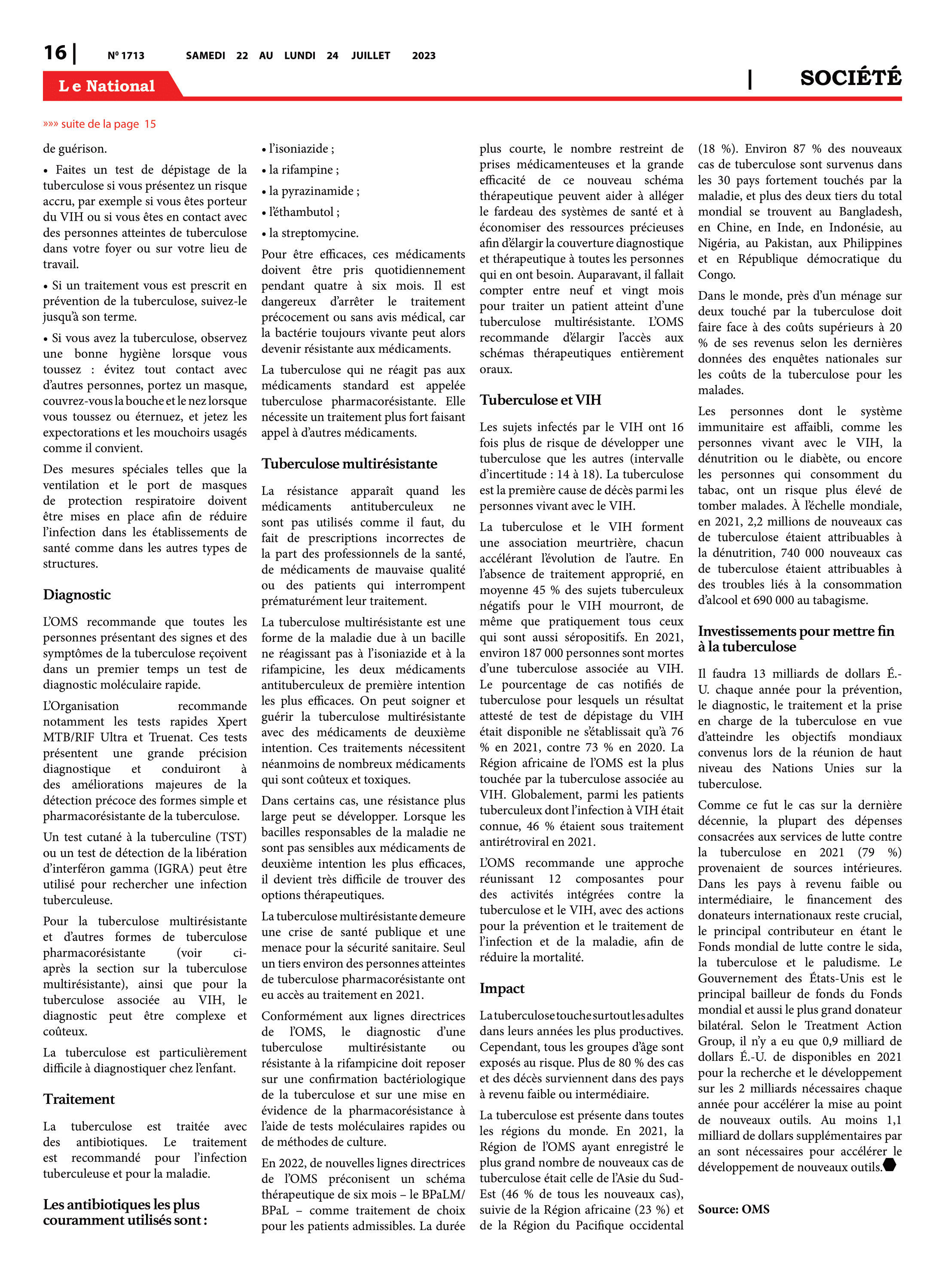 Page 16 de l'édition 1713
