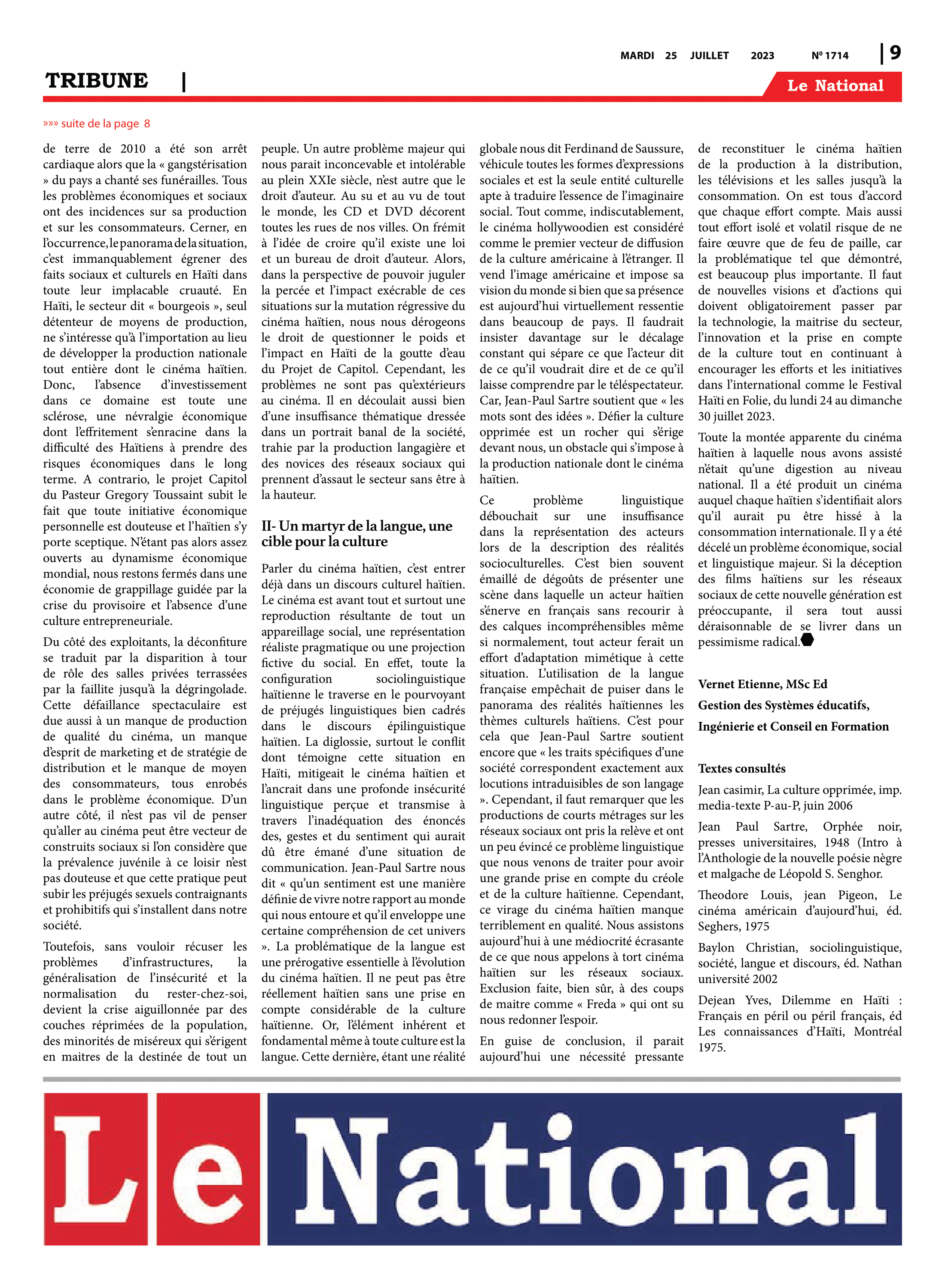 Page 9 de l'édition 1714