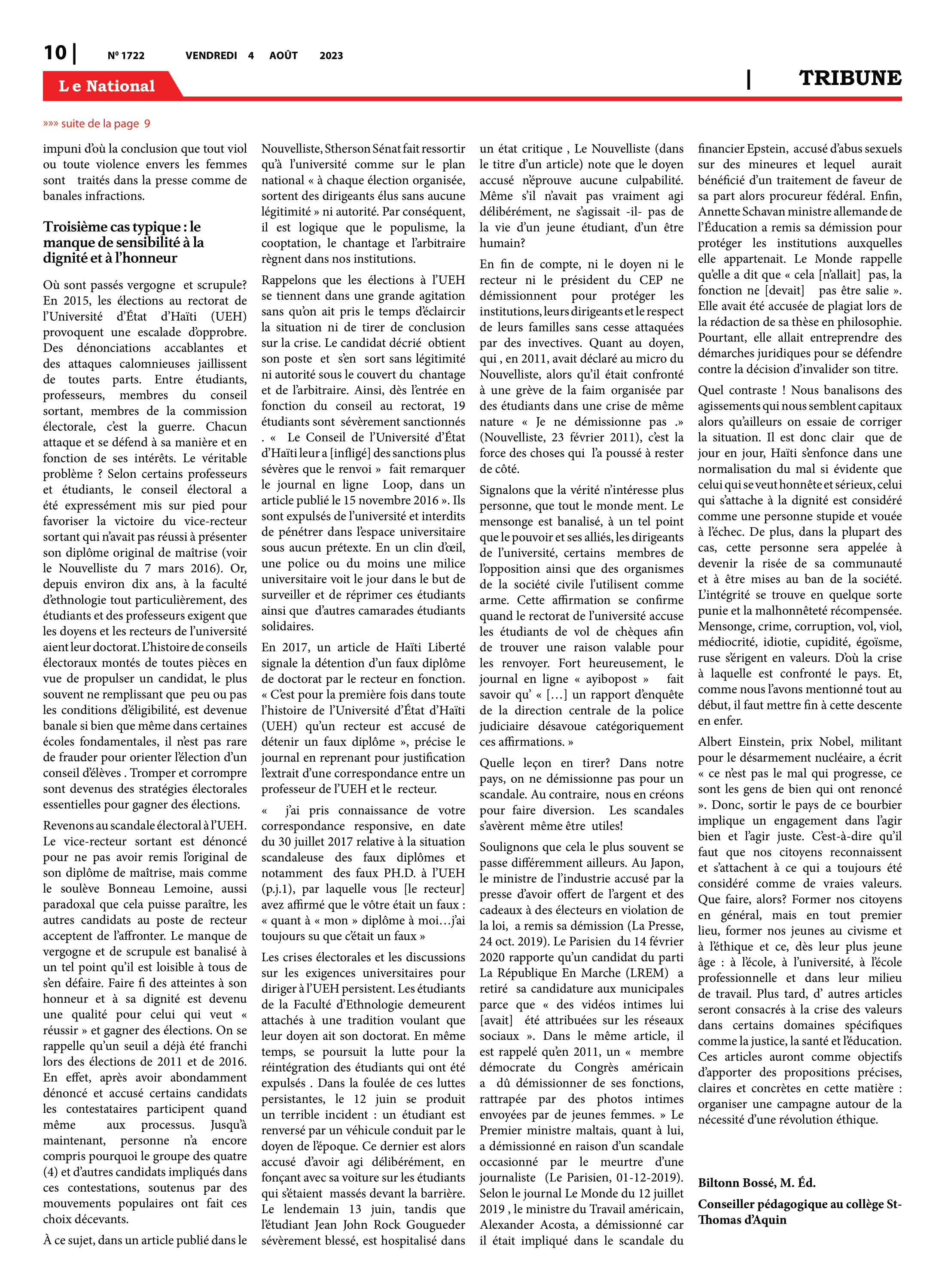 Page 10 de l'édition 1722
