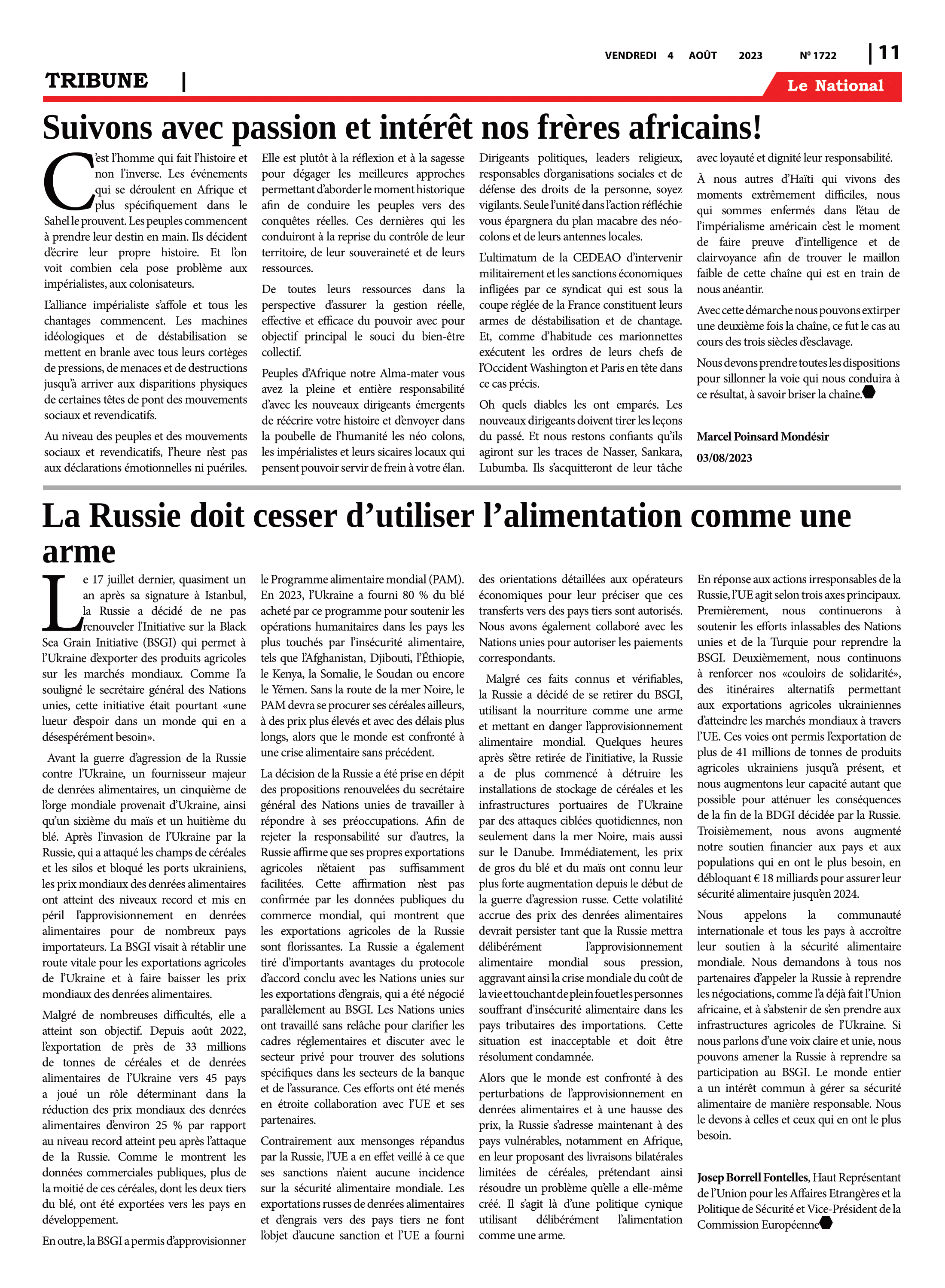 Page 11 de l'édition 1722