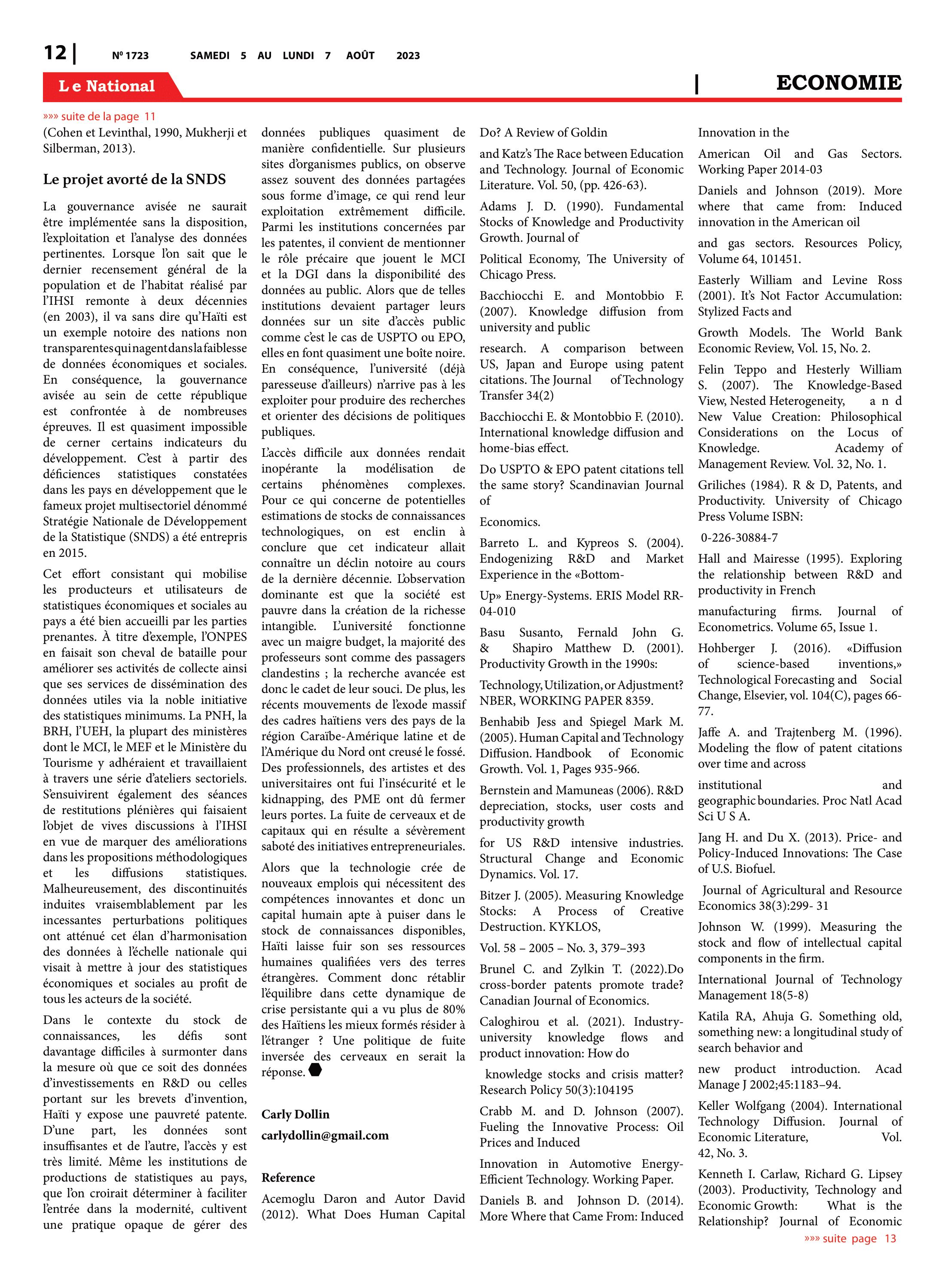 Page 12 de l'édition 1723