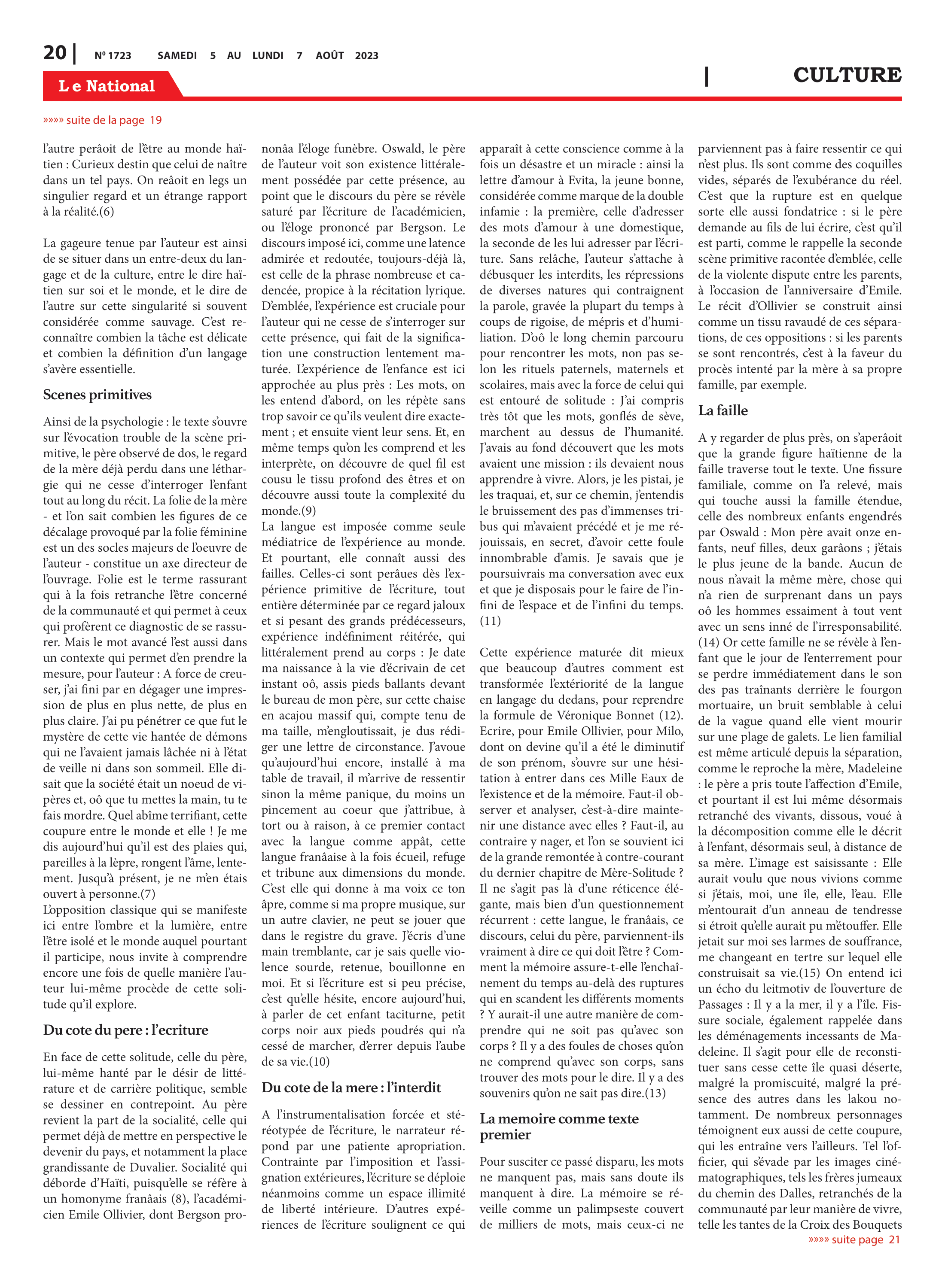 Page 20 de l'édition 1723